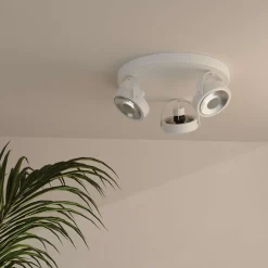 Aplique de techo triple orientable