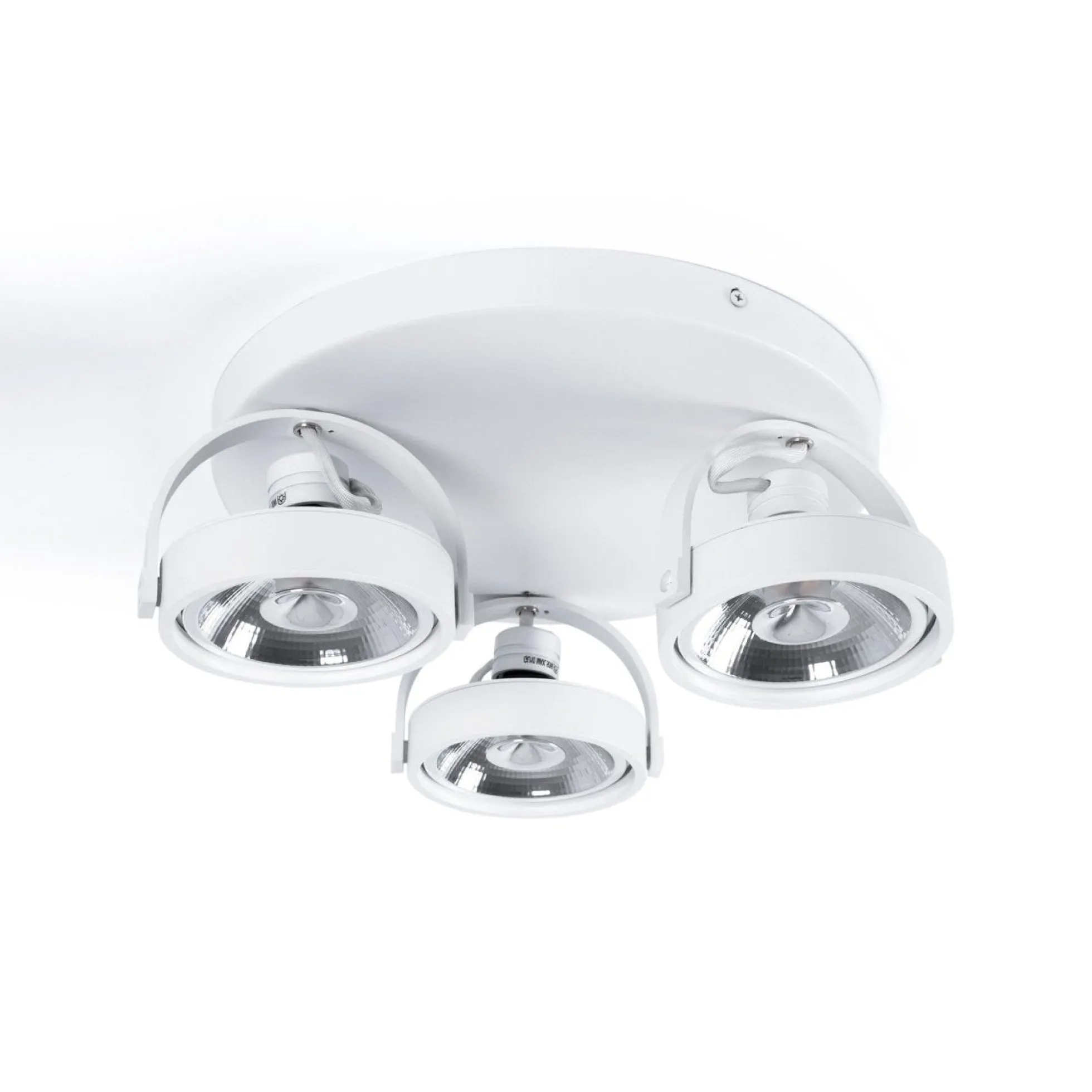 Aplique de techo triple orientable "IRIS 3" + 3 bombillas AR111