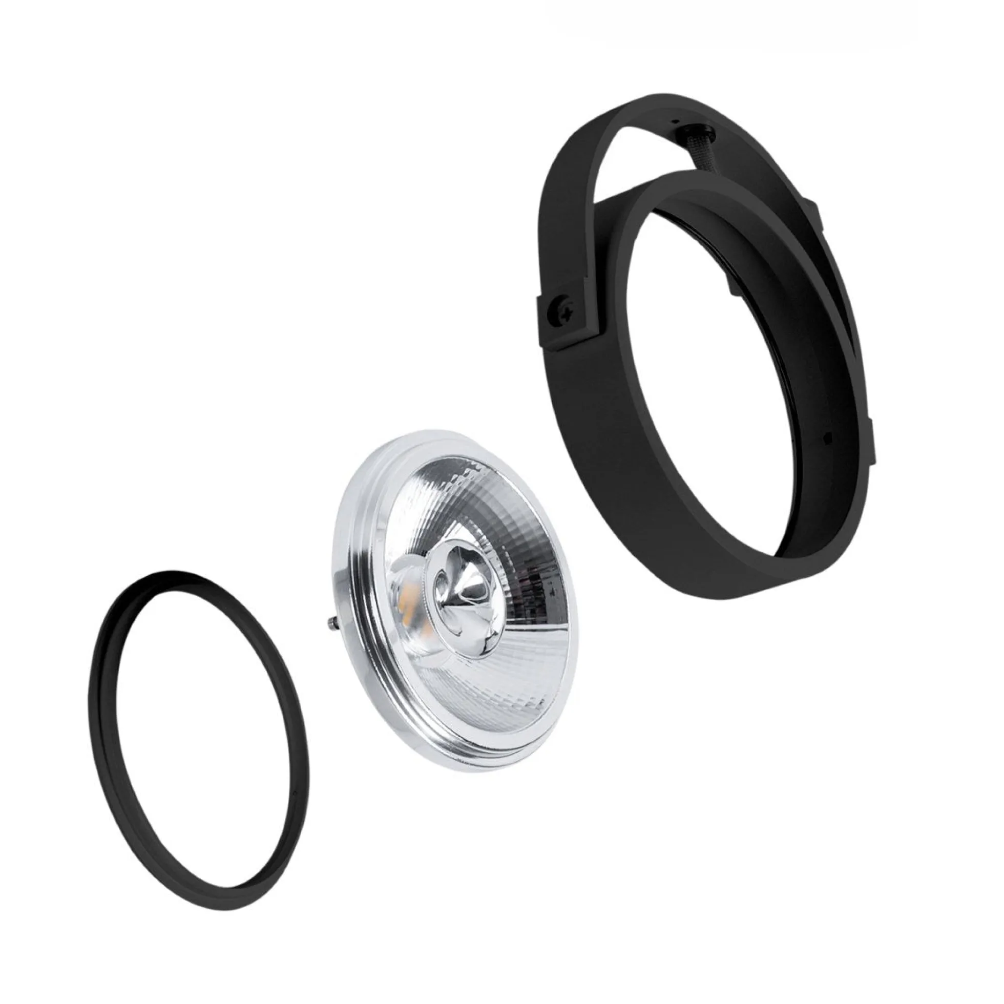 Aplique de techo triple orientable "IRIS 3" + 3 bombillas AR111