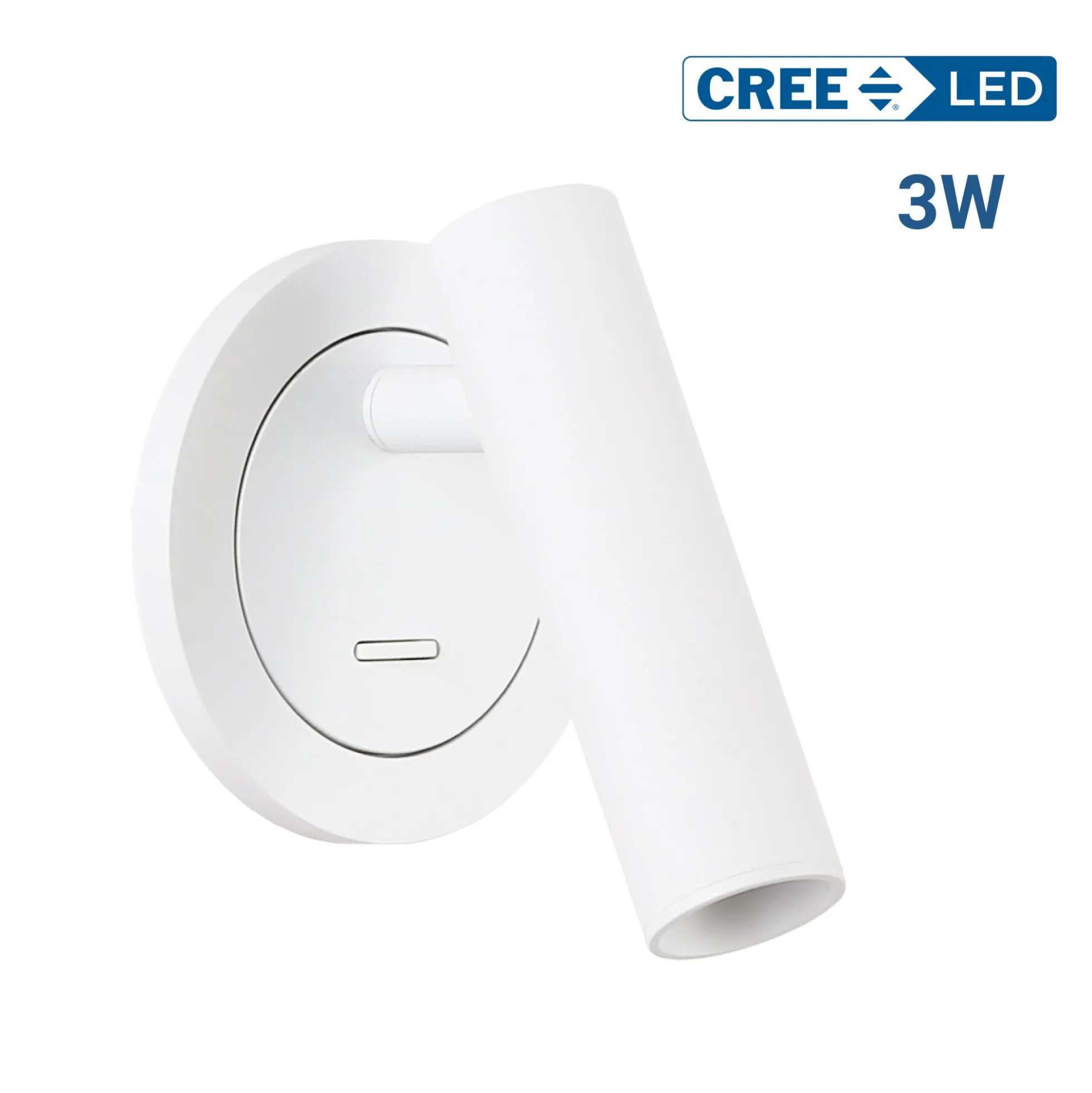 Aplique empotrable para lectura "MILSA" - 3W - 2700K - CRI 85