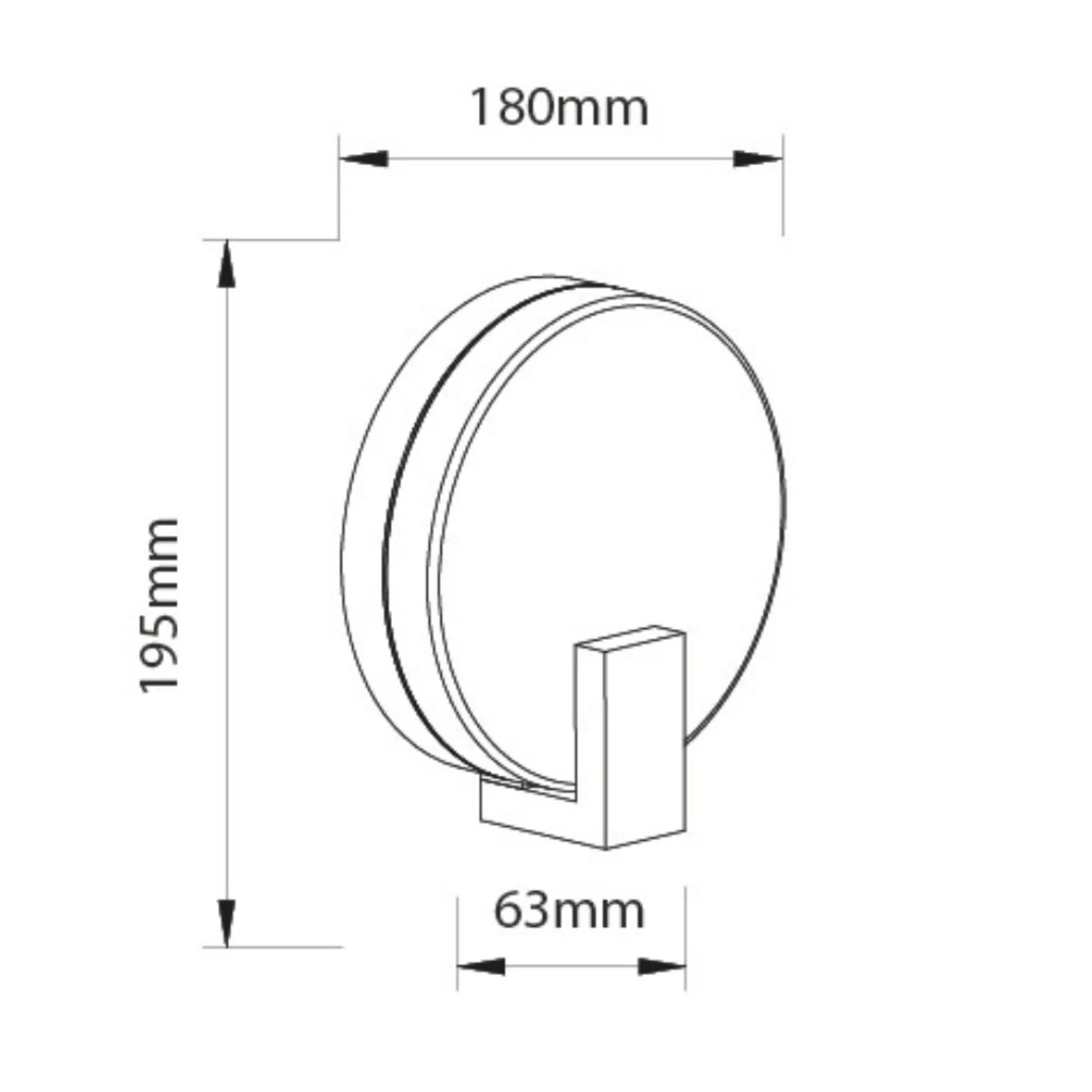 Aplique exterior LED "Lucca" 10W IP54