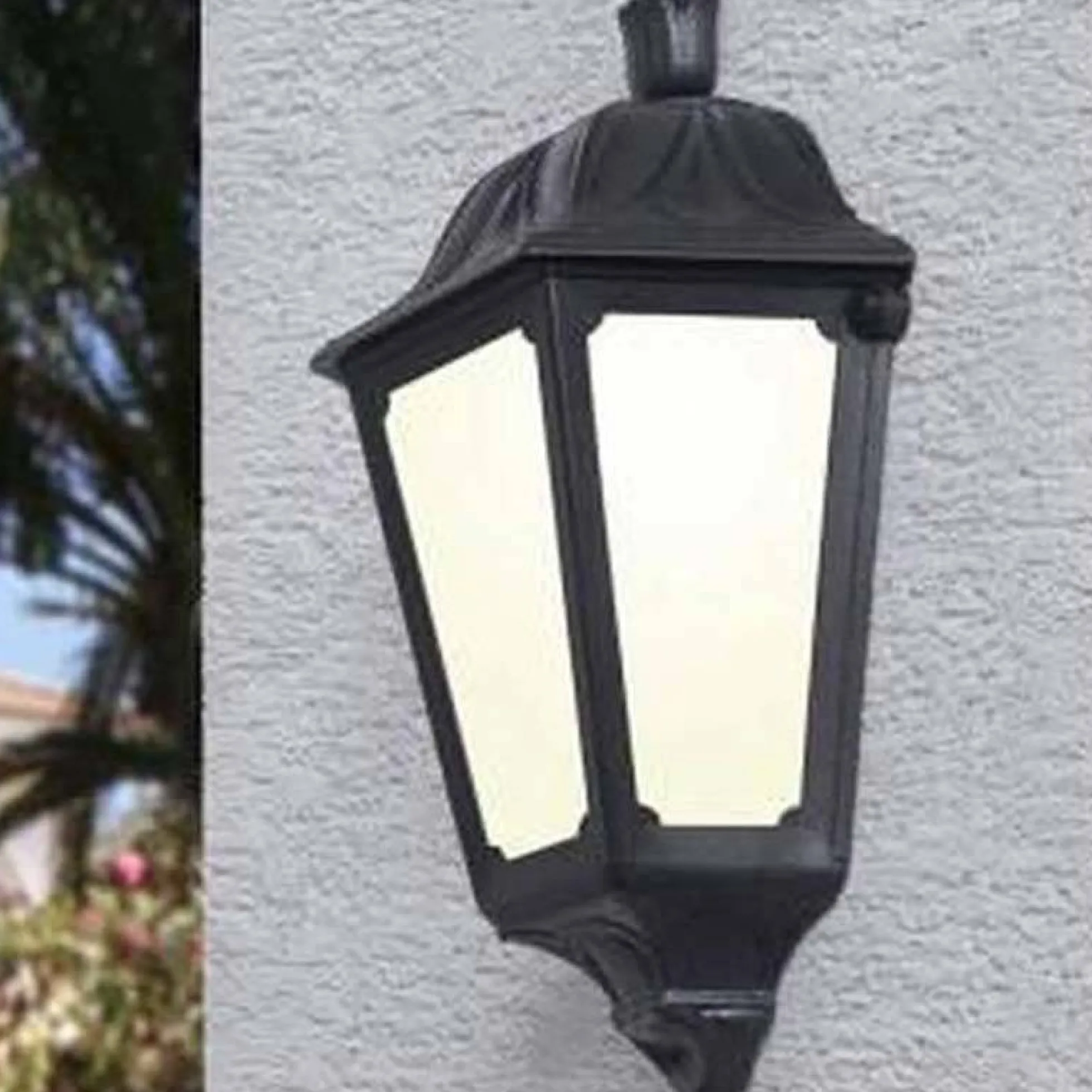 Aplique farol de pared FUMAGALLI IESSE OPAL E27 IP55