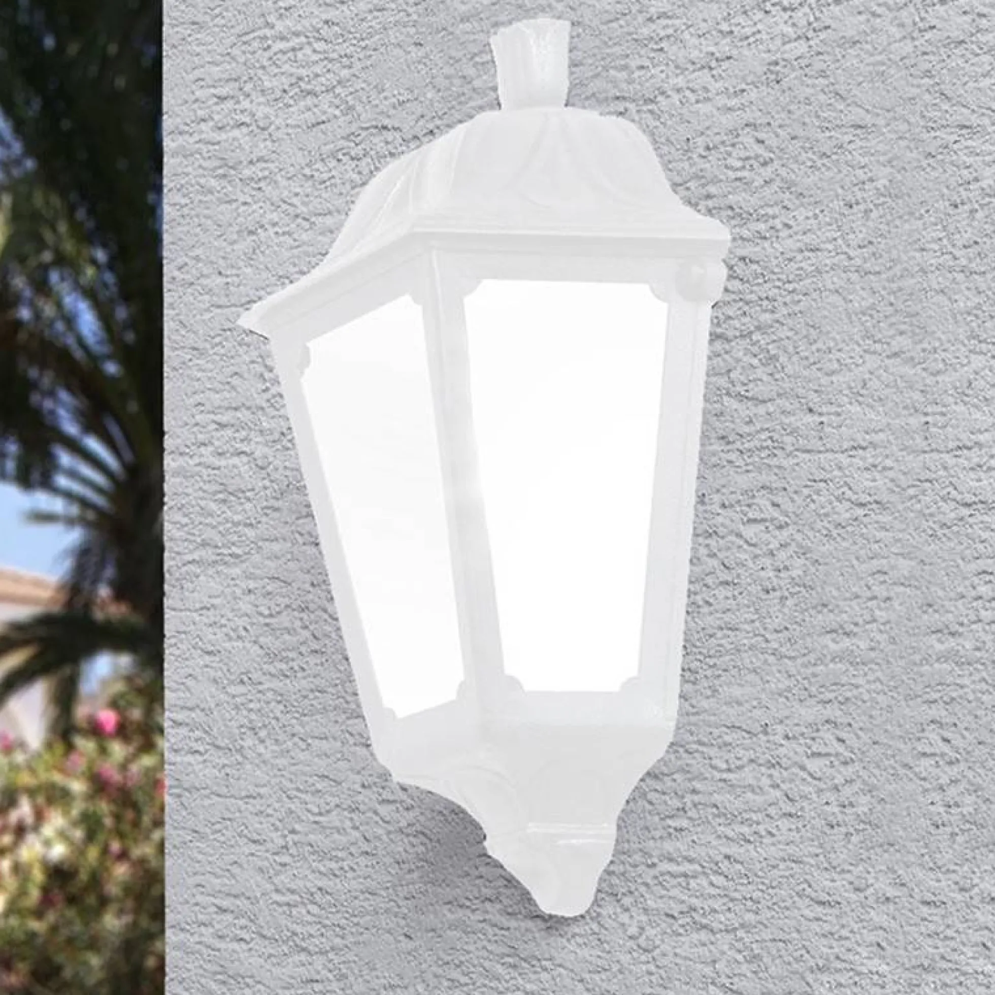 Aplique farol de pared FUMAGALLI IESSE OPAL E27 IP55