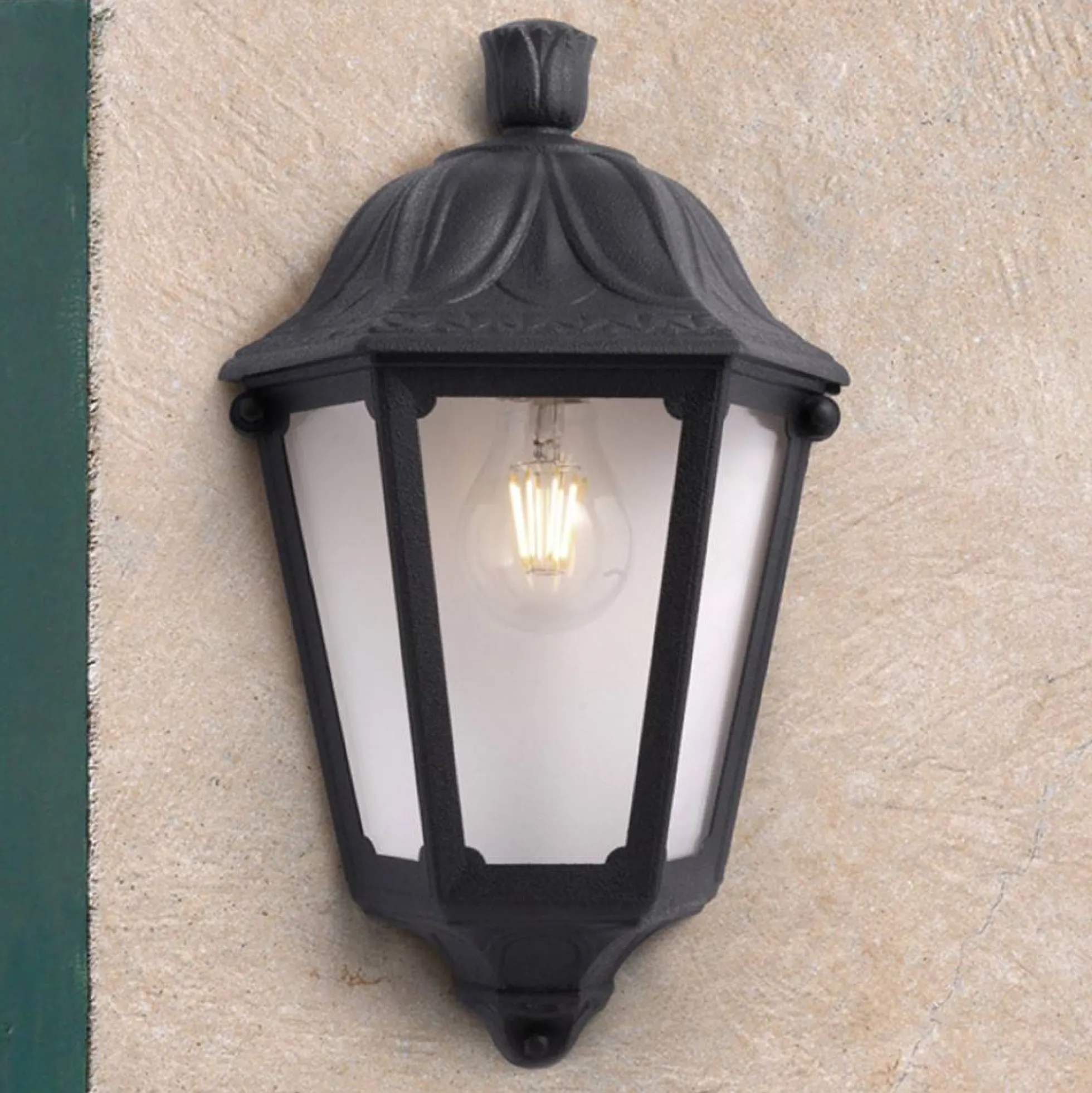Aplique farol de pared FUMAGALLI IESSE E27 IP55