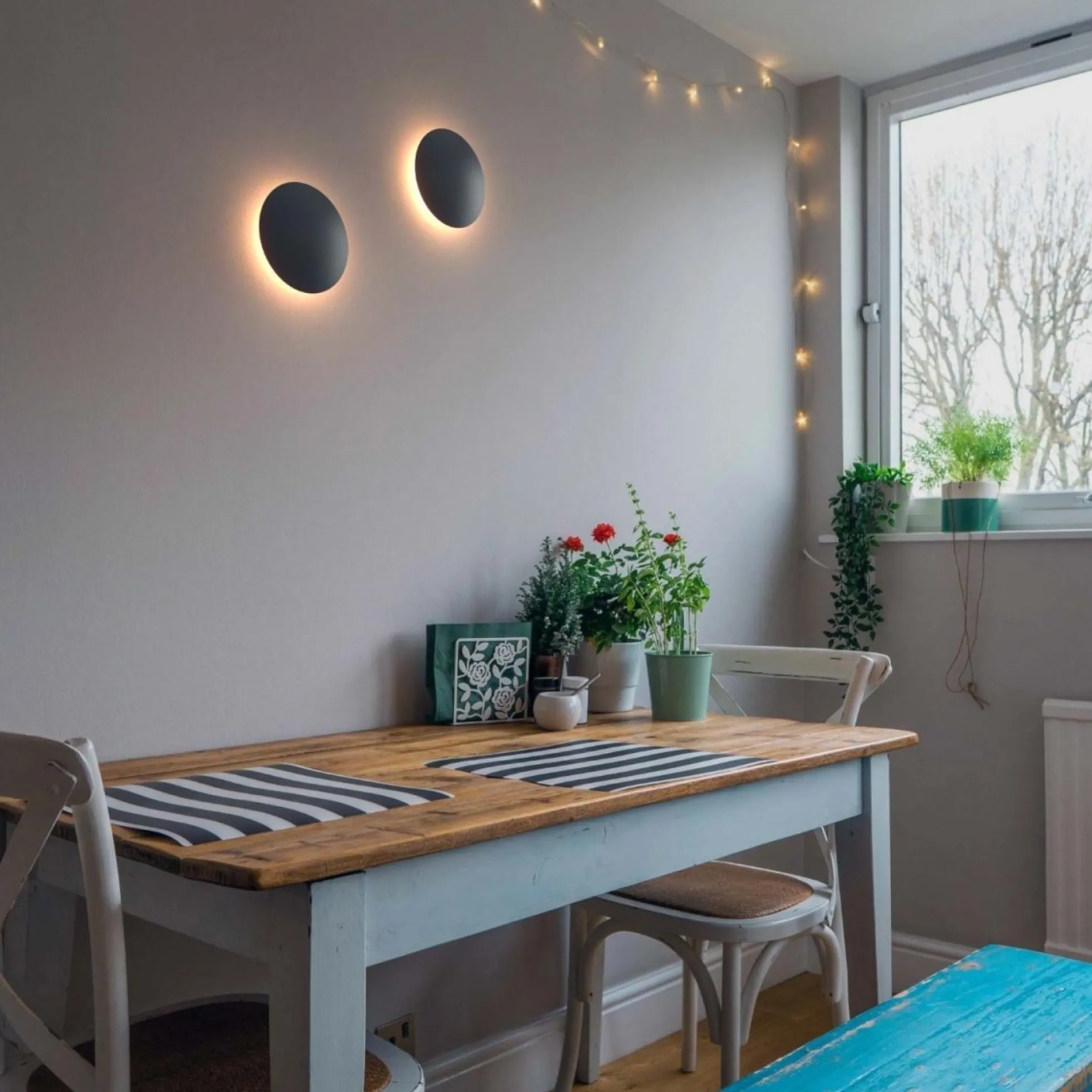 Aplique LED de pared circular "Eclipsis" 6W - 3000K - CRI90 - Driver KeGu - IP20