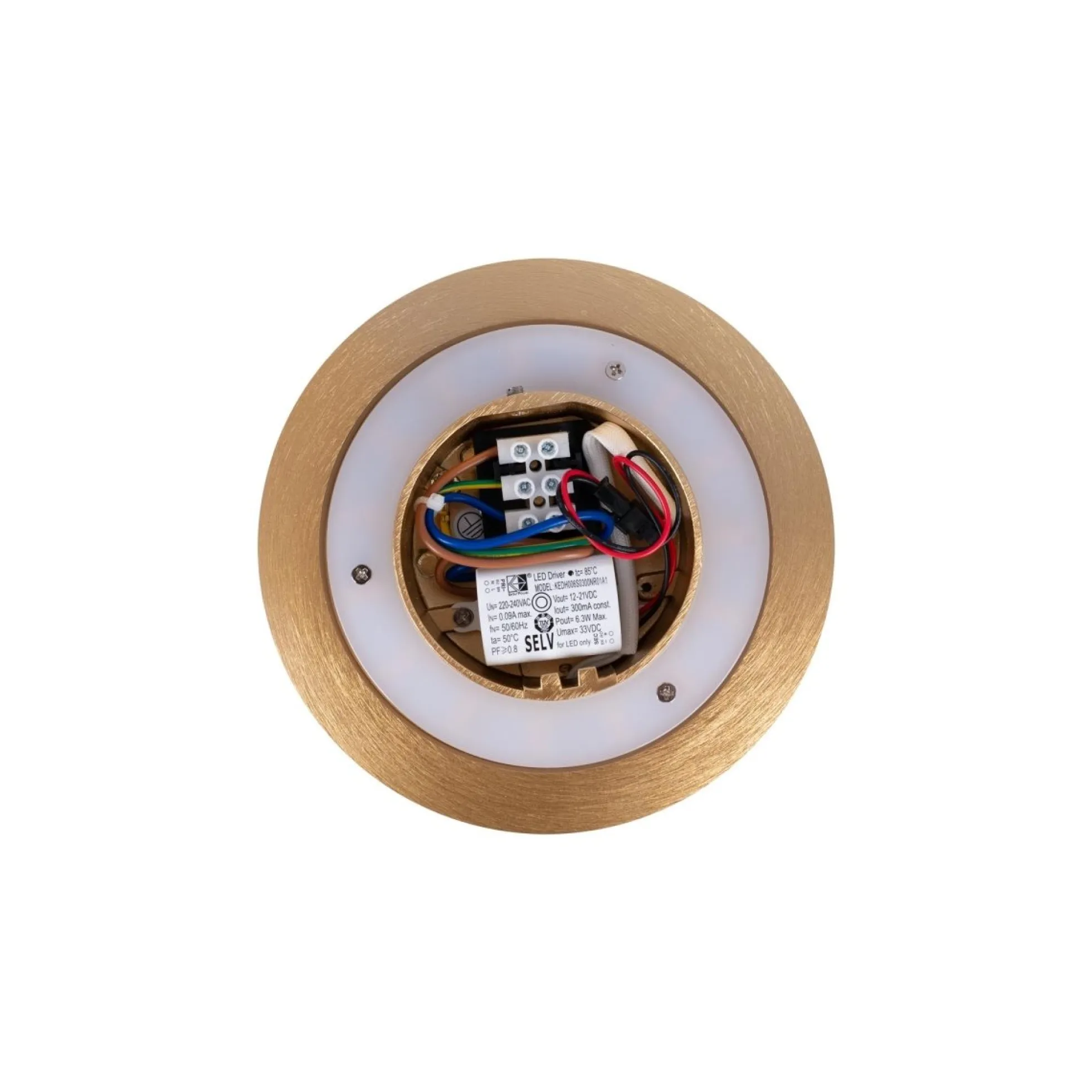 Aplique LED de pared circular "Eclipsis" 6W - 3000K - CRI90 - Driver KeGu - IP20