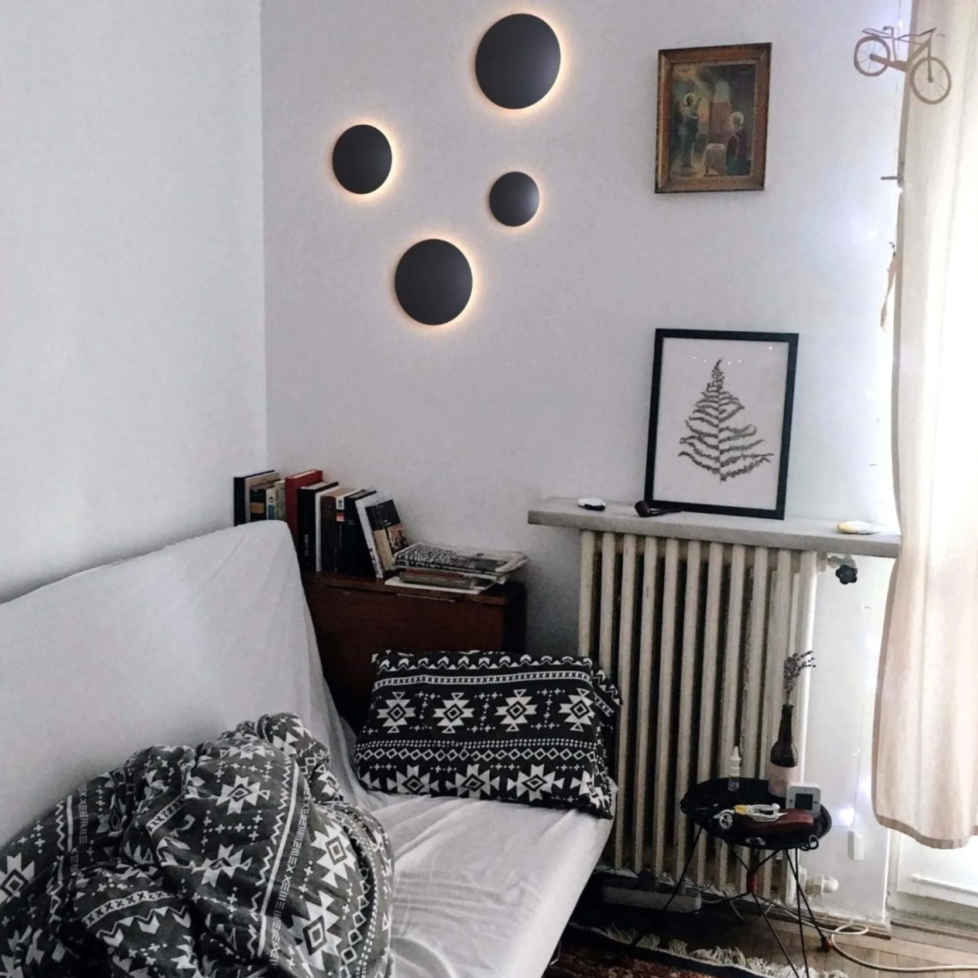 Aplique LED de pared circular "Eclipsis" 6W - 3000K - CRI90 - Driver KeGu - IP20