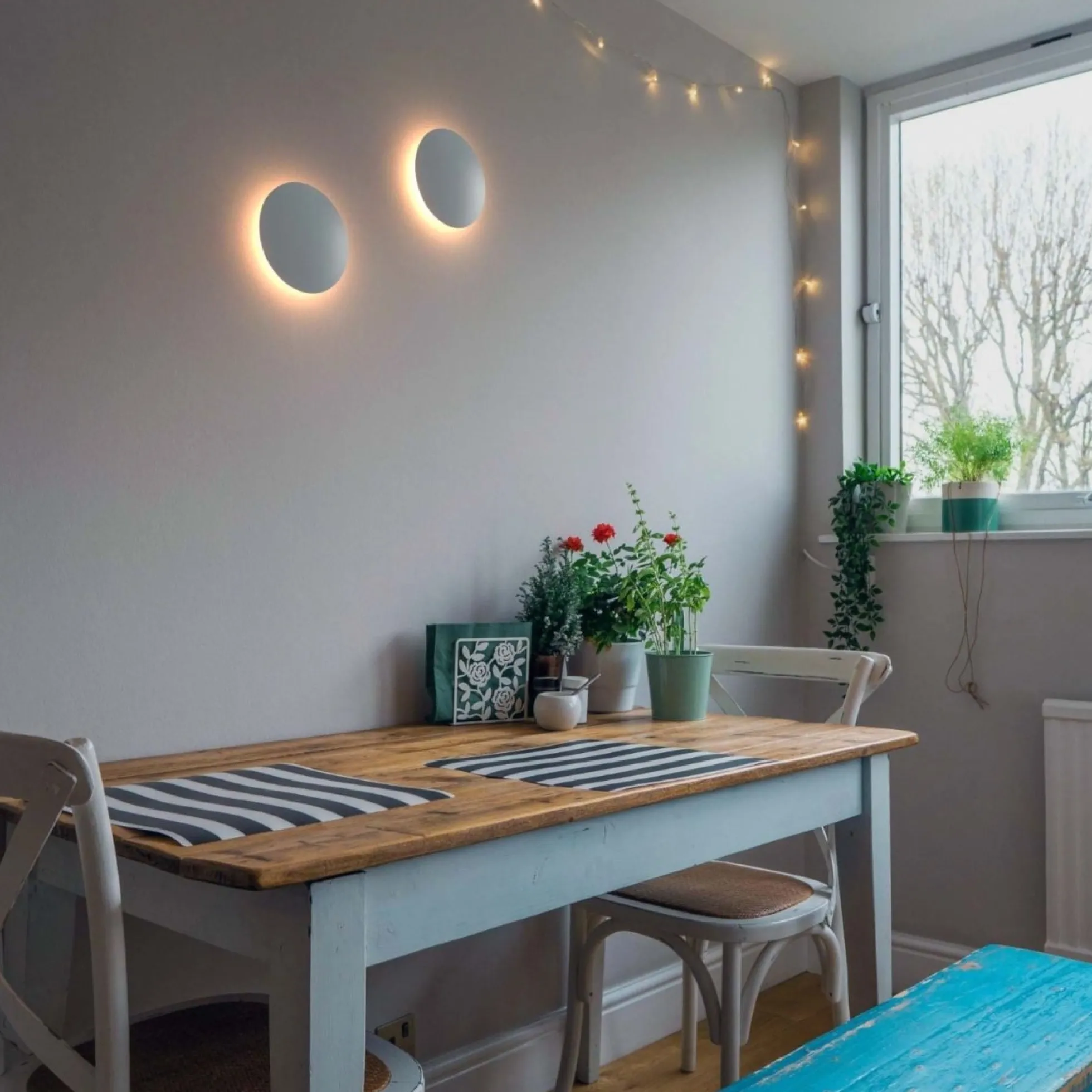 Aplique LED de pared circular "Eclipsis" 6W - 3000K - CRI90 - Driver KeGu - IP20