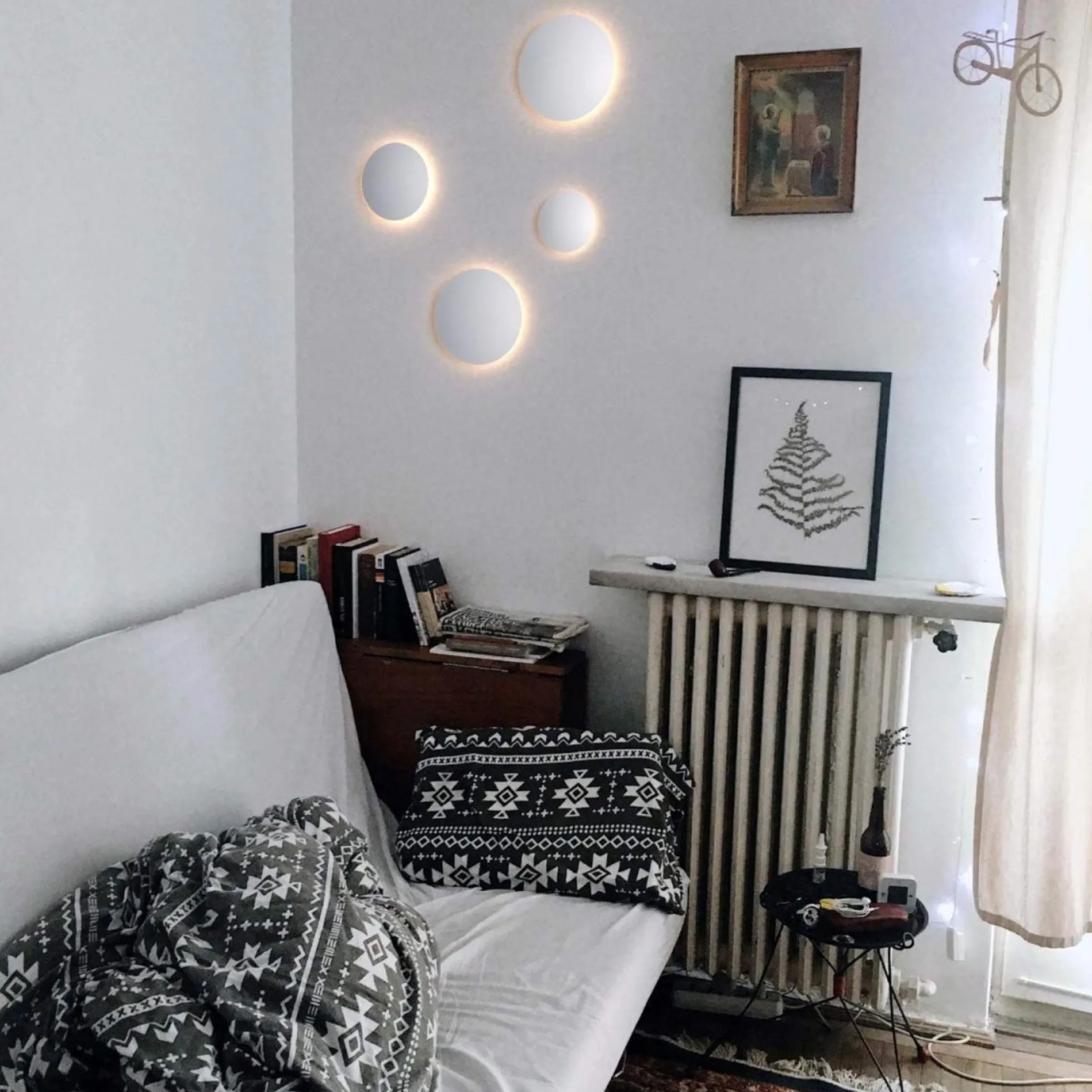Aplique LED de pared circular "Eclipsis" 18W - 3000K - CRI90 - Driver KeGu - IP20