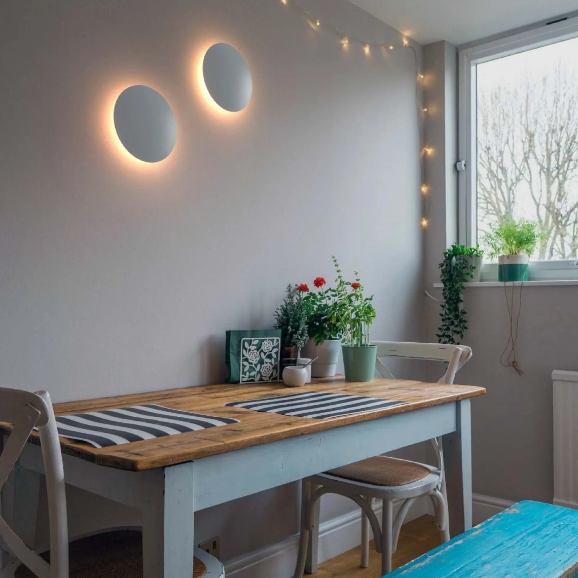 Aplique LED de pared circular "Eclipsis" 18W - 3000K - CRI90 - Driver KeGu - IP20