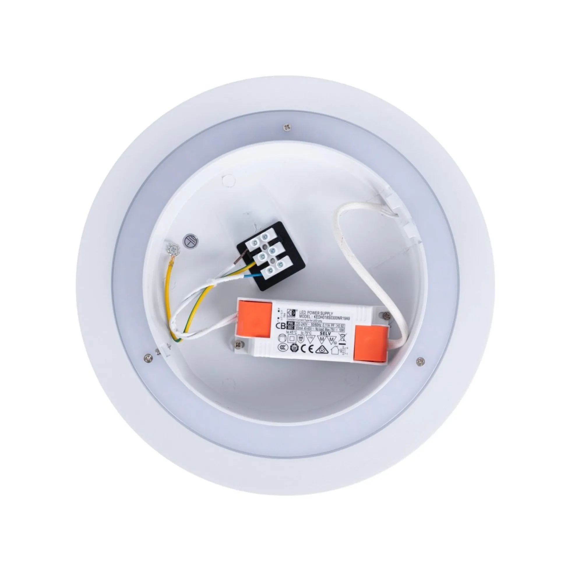 Aplique LED de pared circular "Eclipsis" 18W - 3000K - CRI90 - Driver KeGu - IP20