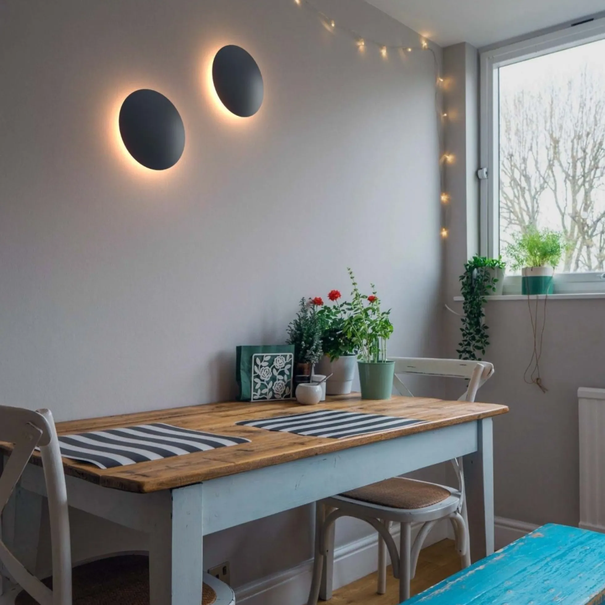 Aplique LED de pared circular "Eclipsis" 18W - 3000K - CRI90 - Driver KeGu - IP20