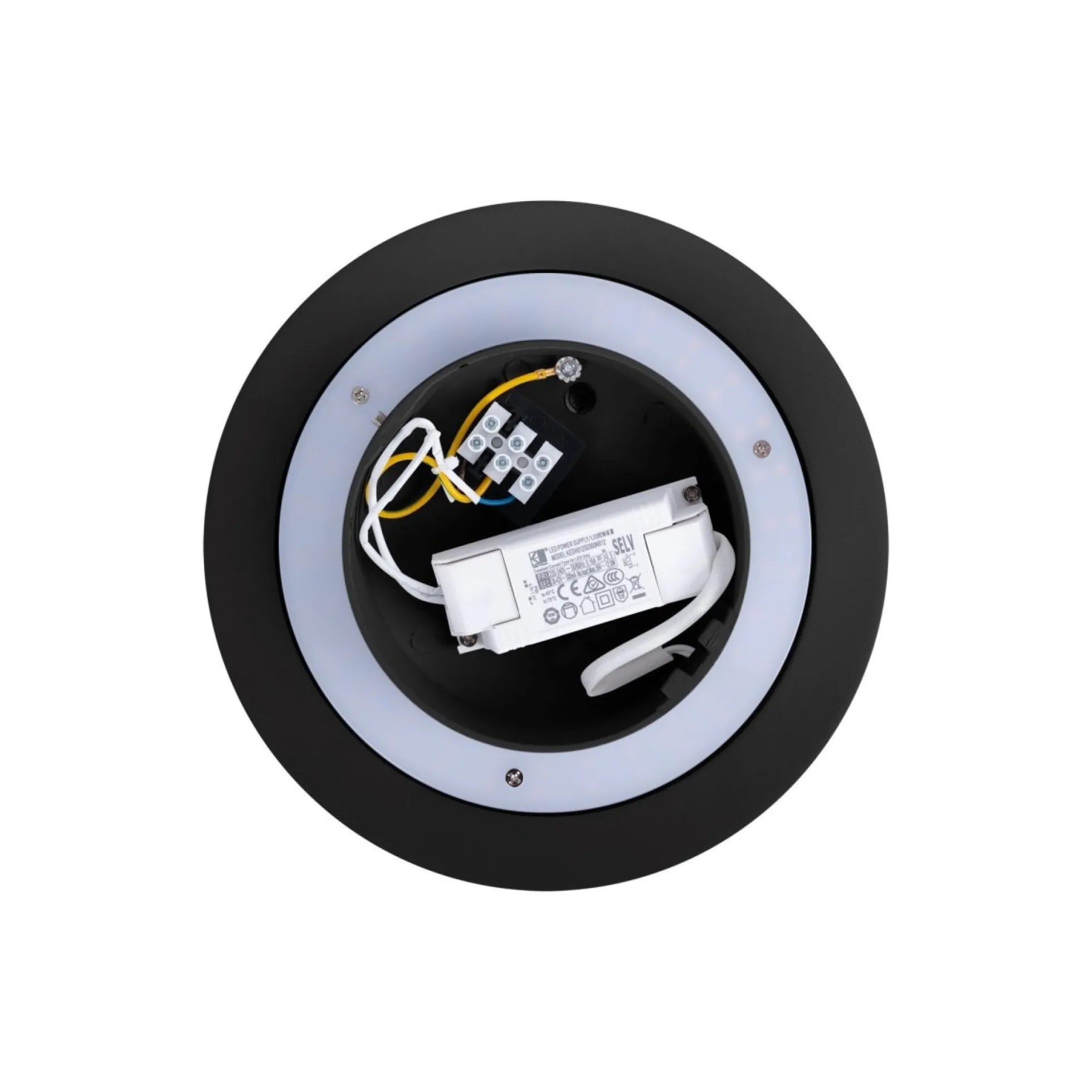 Aplique LED de pared circular "Eclipsis" 12W - 3000K - CRI90 - Driver KeGu - IP20