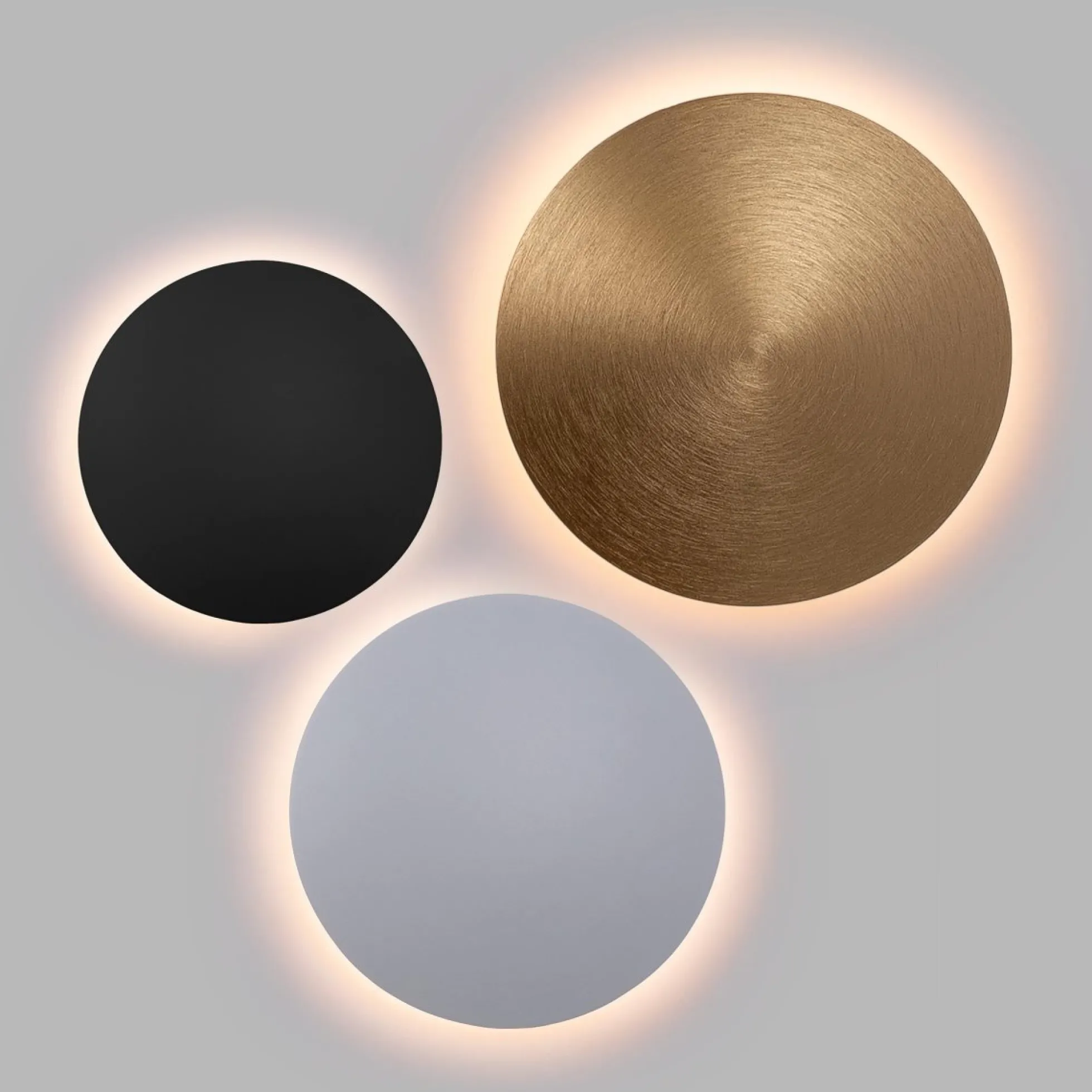 Aplique LED de pared circular "Eclipsis" 12W - 3000K - CRI90 - Driver KeGu - IP20