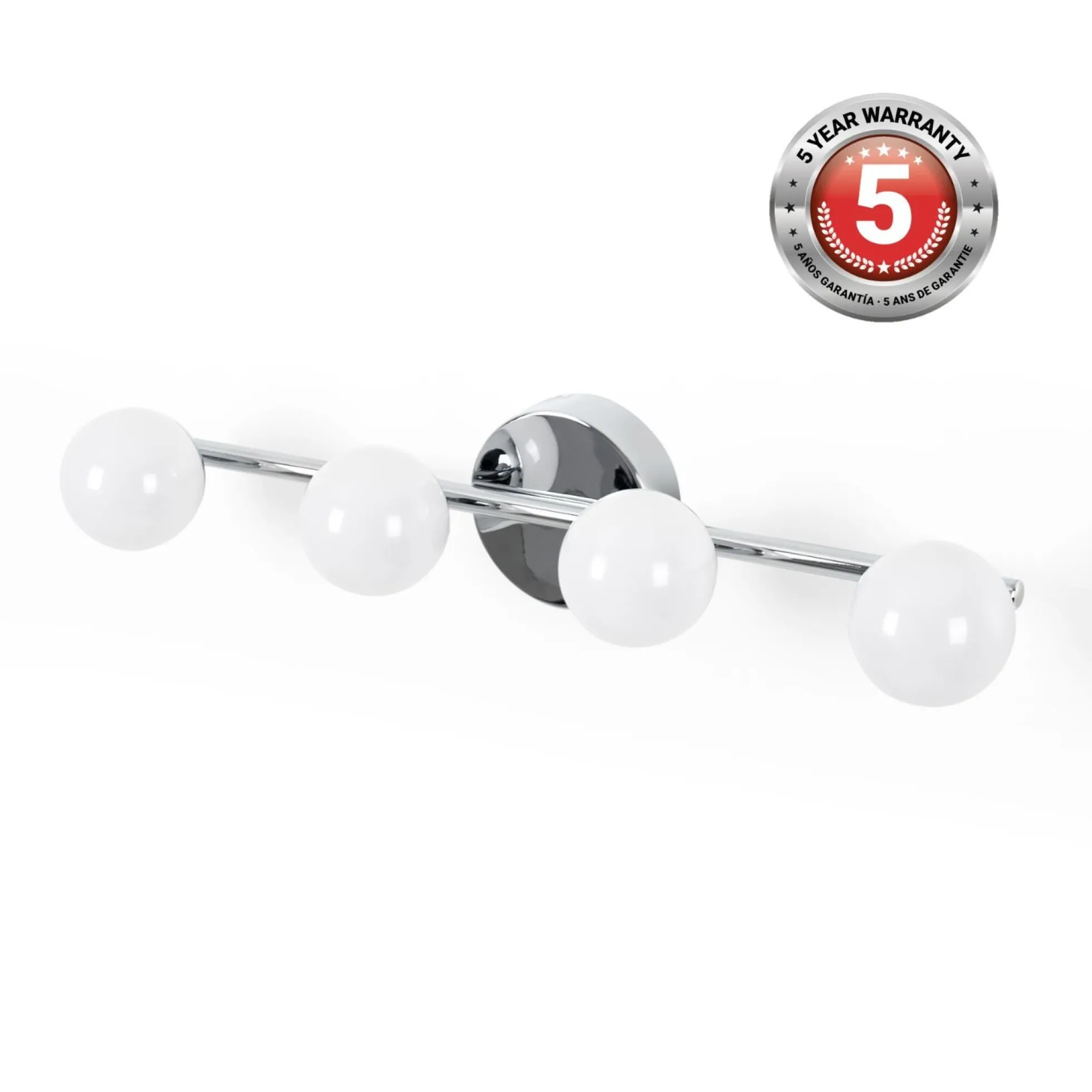 Aplique LED para baño - Esferas frontales - 12W - 4000K