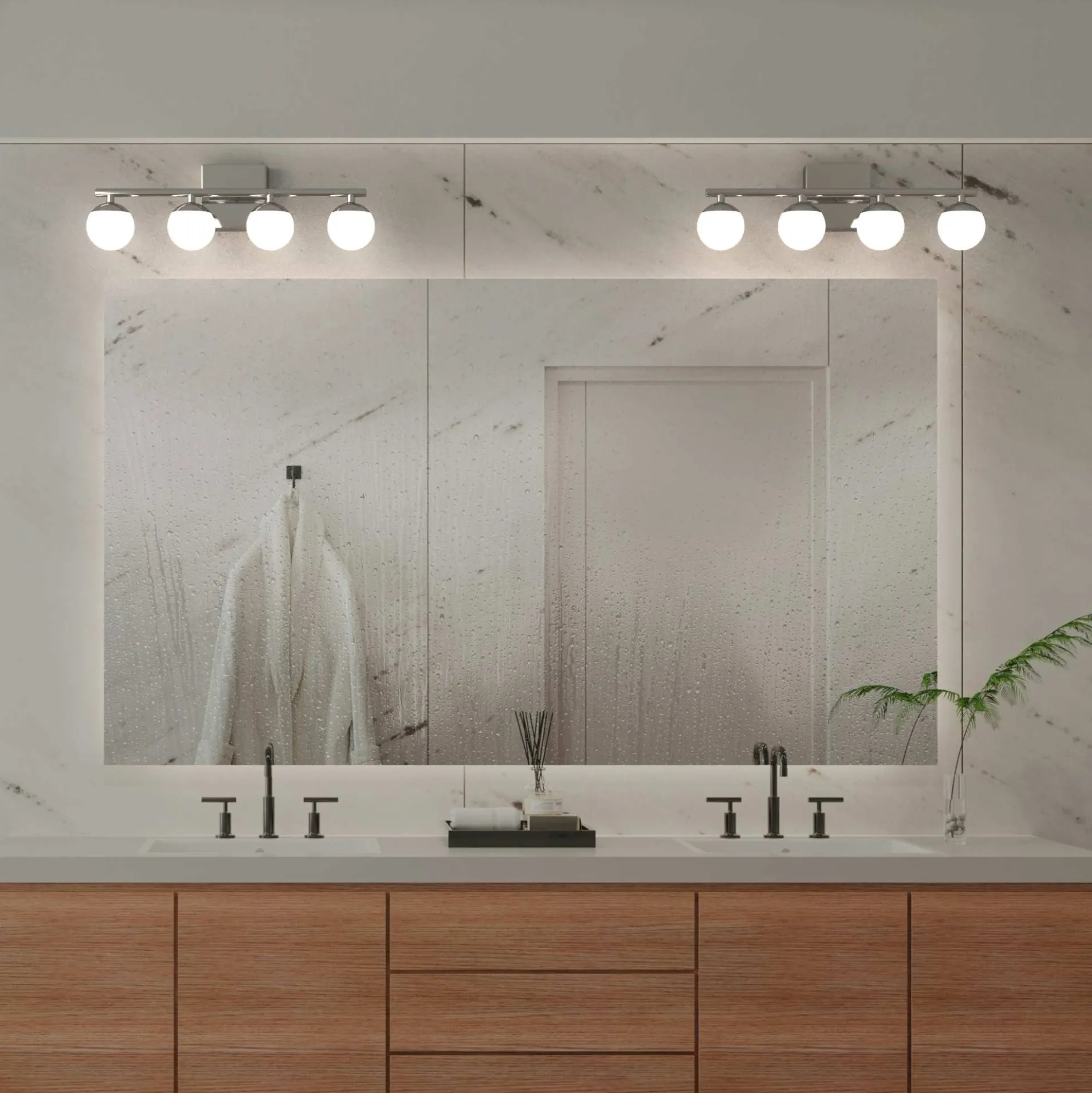 Aplique LED para baño - Esferas - 12W - 4000K