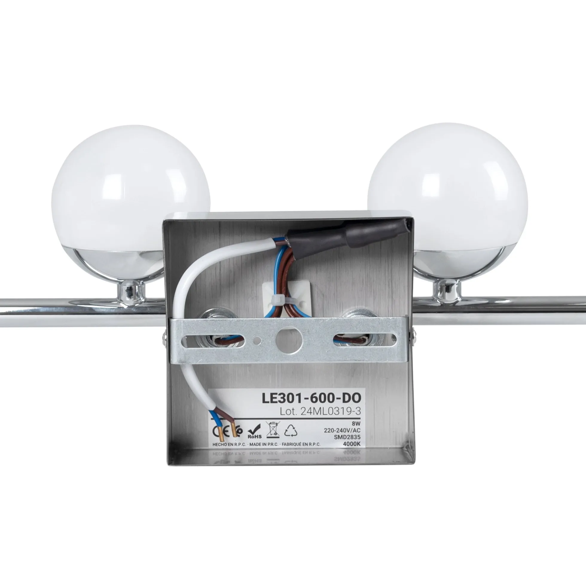 Aplique LED para baño - Esferas - 12W - 4000K