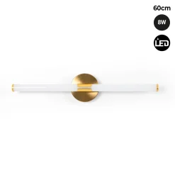 Aplique LED tubular para baño - 8W - 720lm - IP44 - 60cm