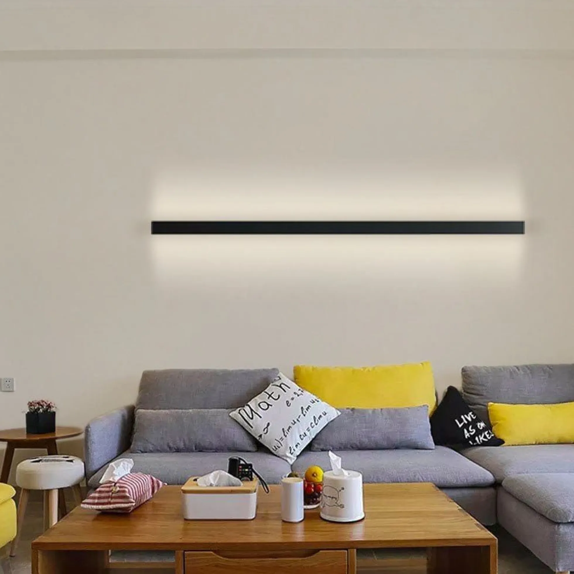 Aplique lineal de pared LED integrado - 33W - 150 cm - IP20