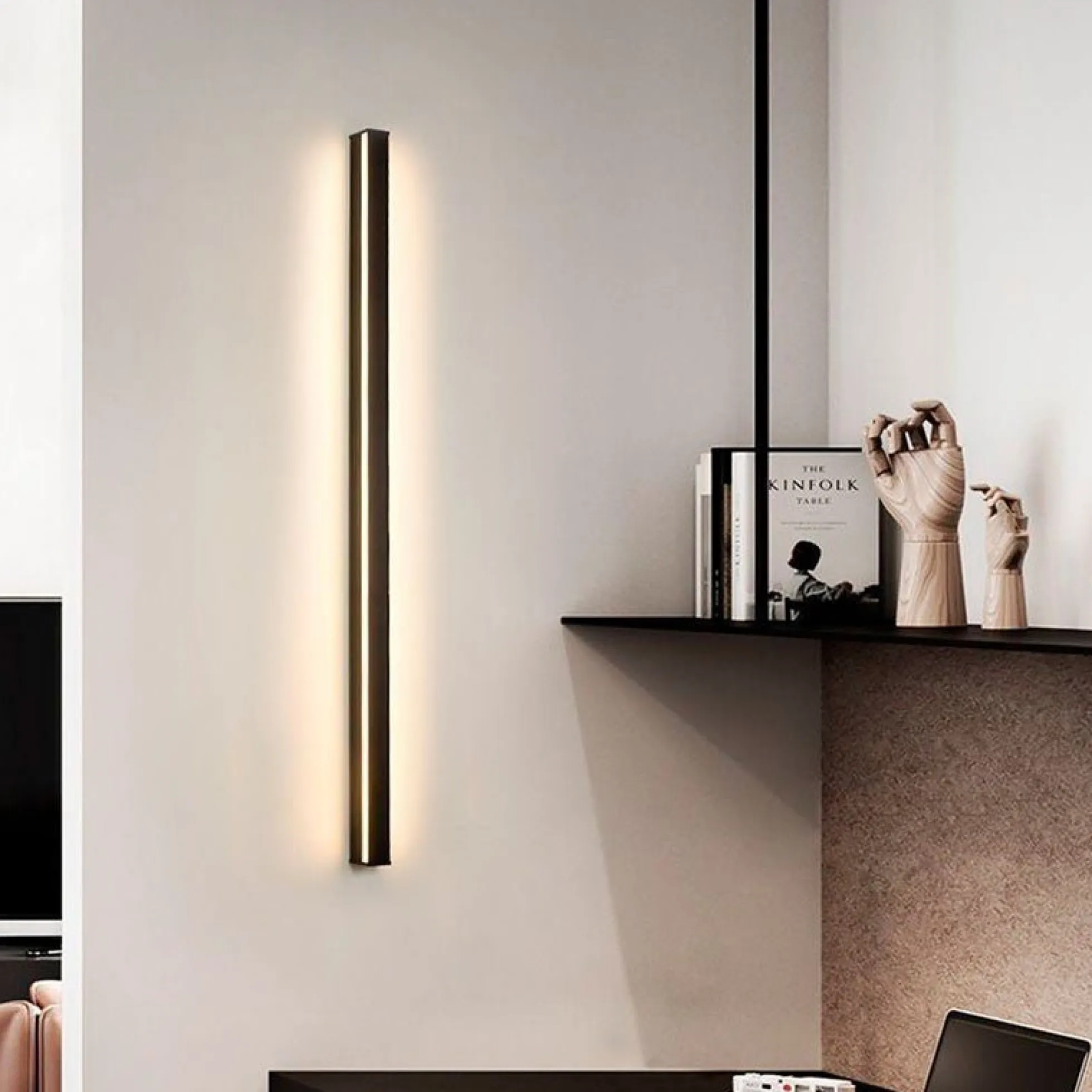 Aplique lineal de pared LED integrado - 33W - 150 cm - IP20