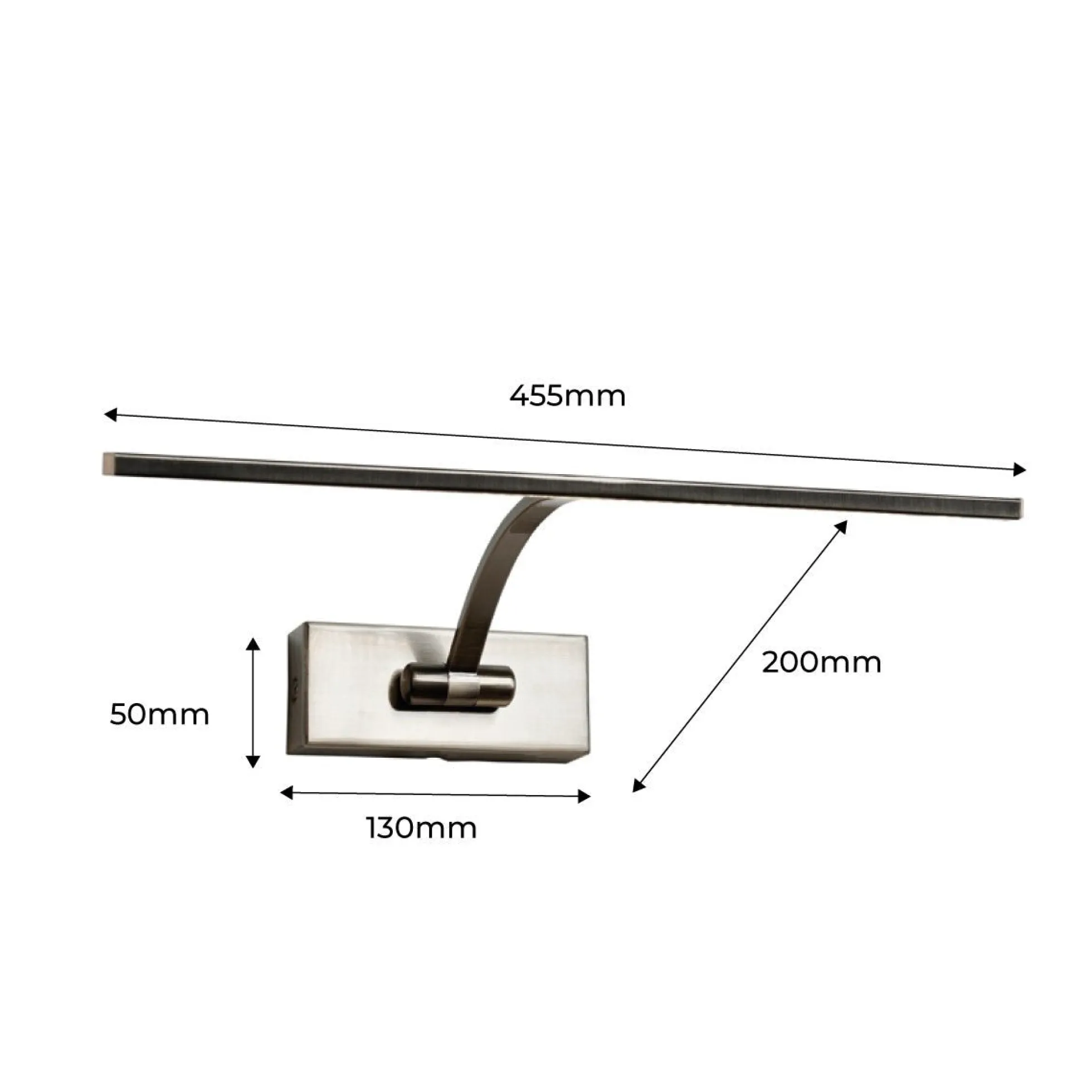 Aplique para cuadros LED "Babylon" - 8W - 45 cm