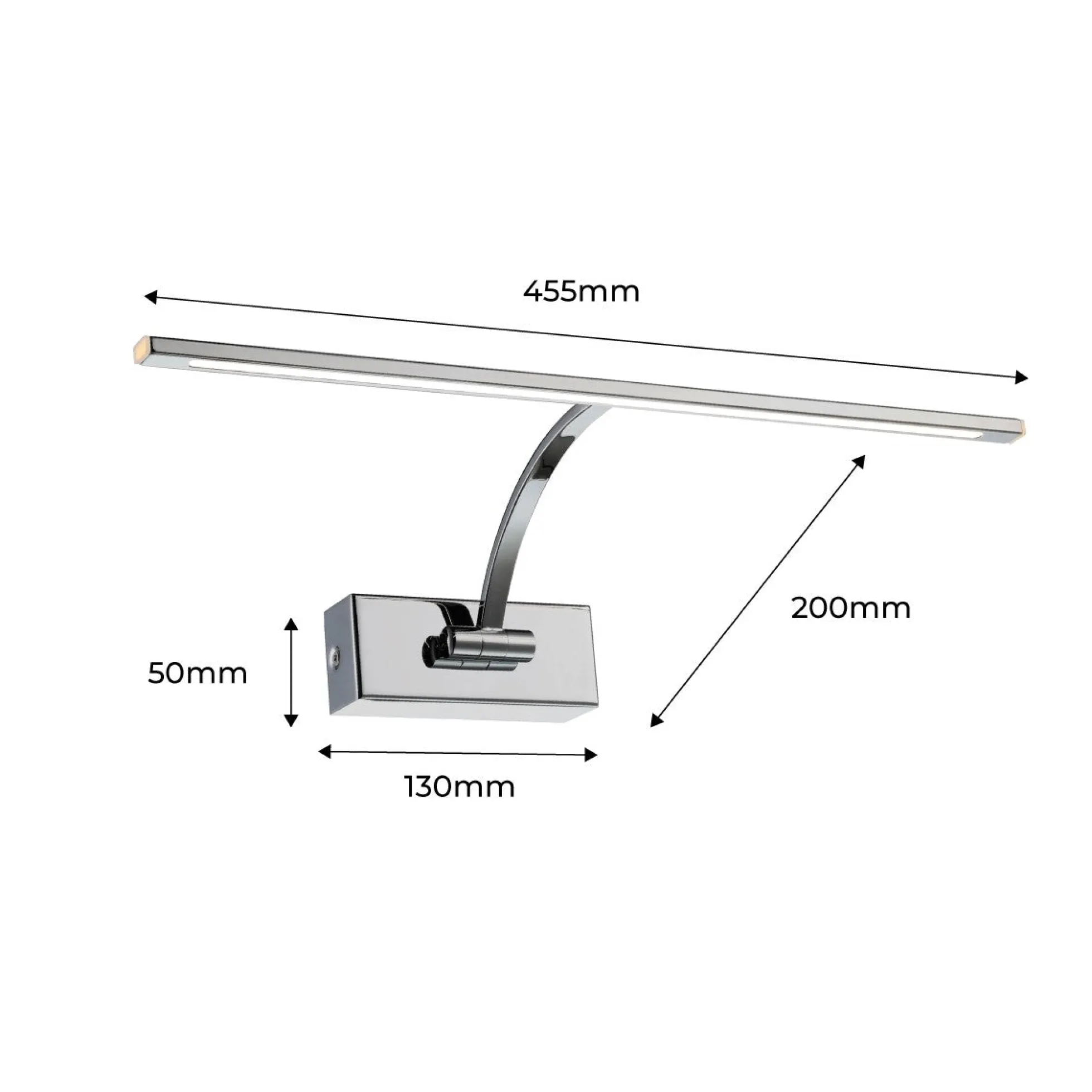 Aplique para cuadros LED "Babylon" - 8W - 45 cm
