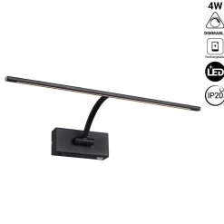 Aplique para cuadros LED con bateria recargable - Dimmable - 4W - 34cm