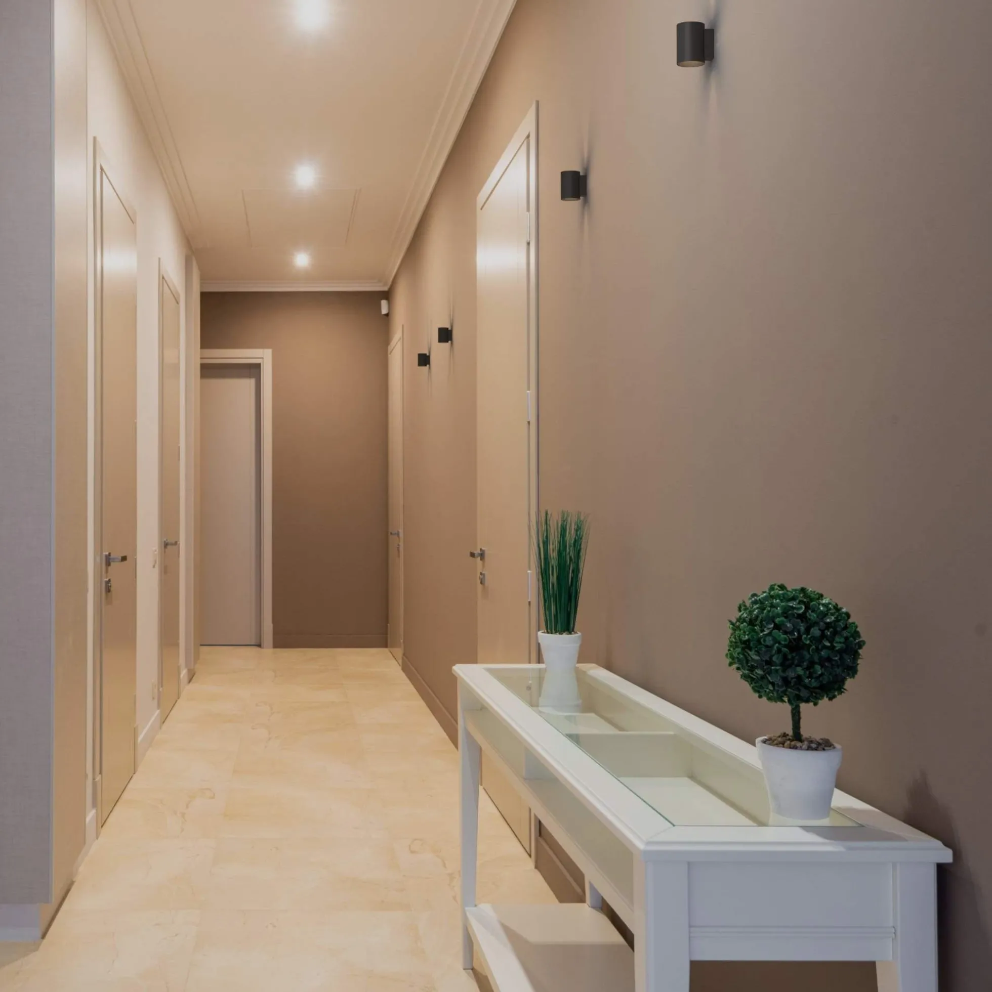 Apliques de pared interior TUB "UP and Down" G9
