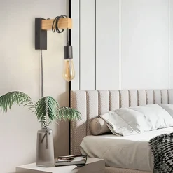 Apliques de pared madera 