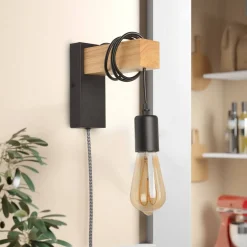 Apliques de pared madera 