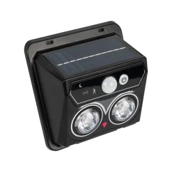 Aplique solar exterior de pared con sensor PIR - 1W (2x0,5W) - IP44