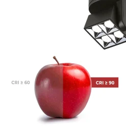 Aplique techo LED cuadrado orientable 8W - CCT - UGR18 - Chip OSRAM - Driver KGP