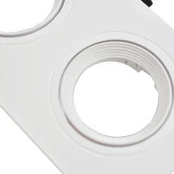 Aro downlight basculante para tres bombillas GU10/MR16 - Corte 75 x 235 mm