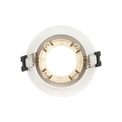 Aro downlight circular basculante para bombilla GU10 / MR16 - Bajo UGR - Corte Ø75 mm