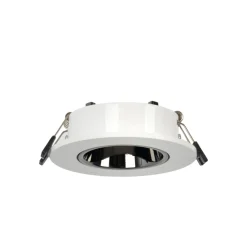 Aro downlight circular basculante para bombilla GU10 / MR16 - Bajo UGR - Corte Ø75 mm
