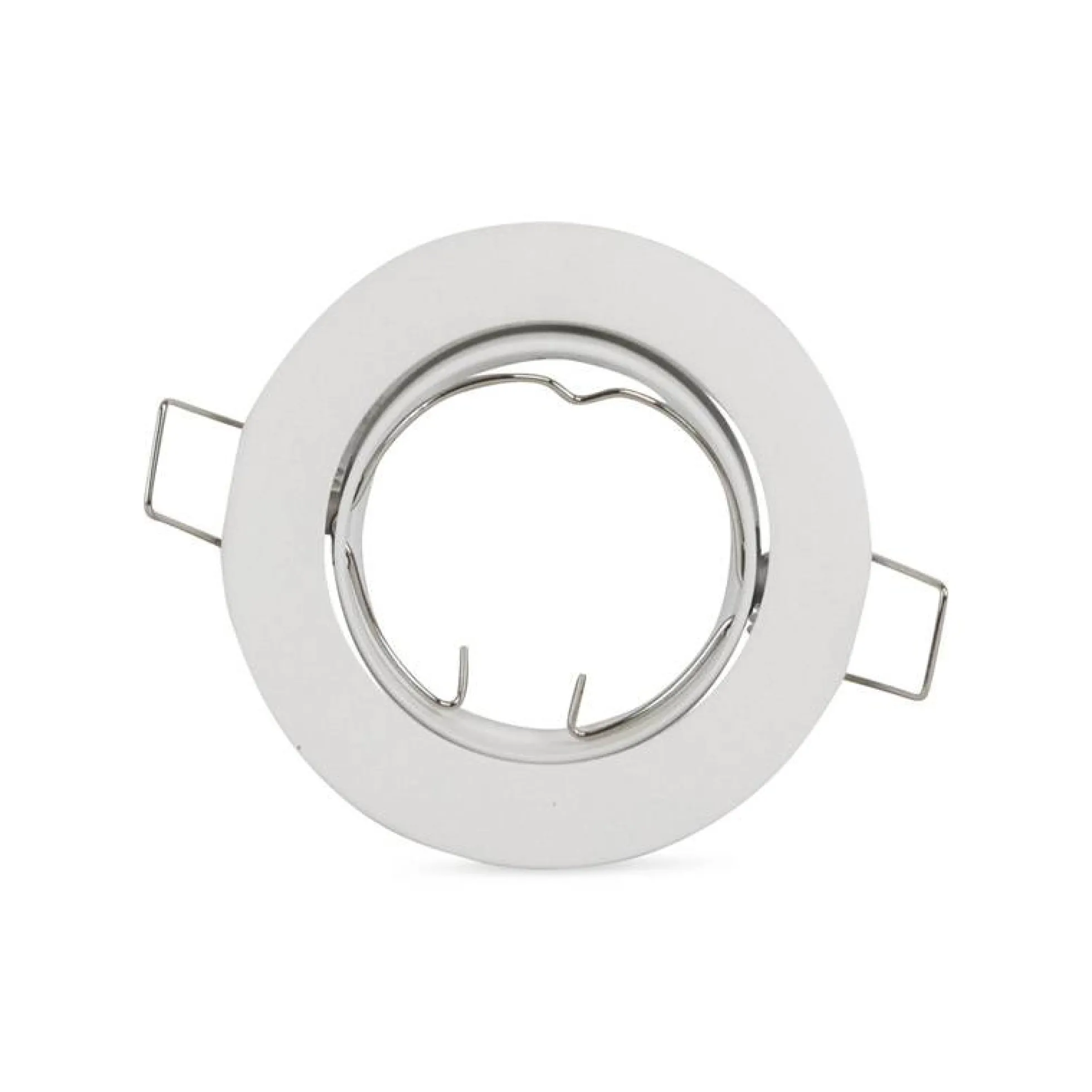 Aro downlight circular basculante para bombilla GU10 / MR16 - Corte Ø72 mm