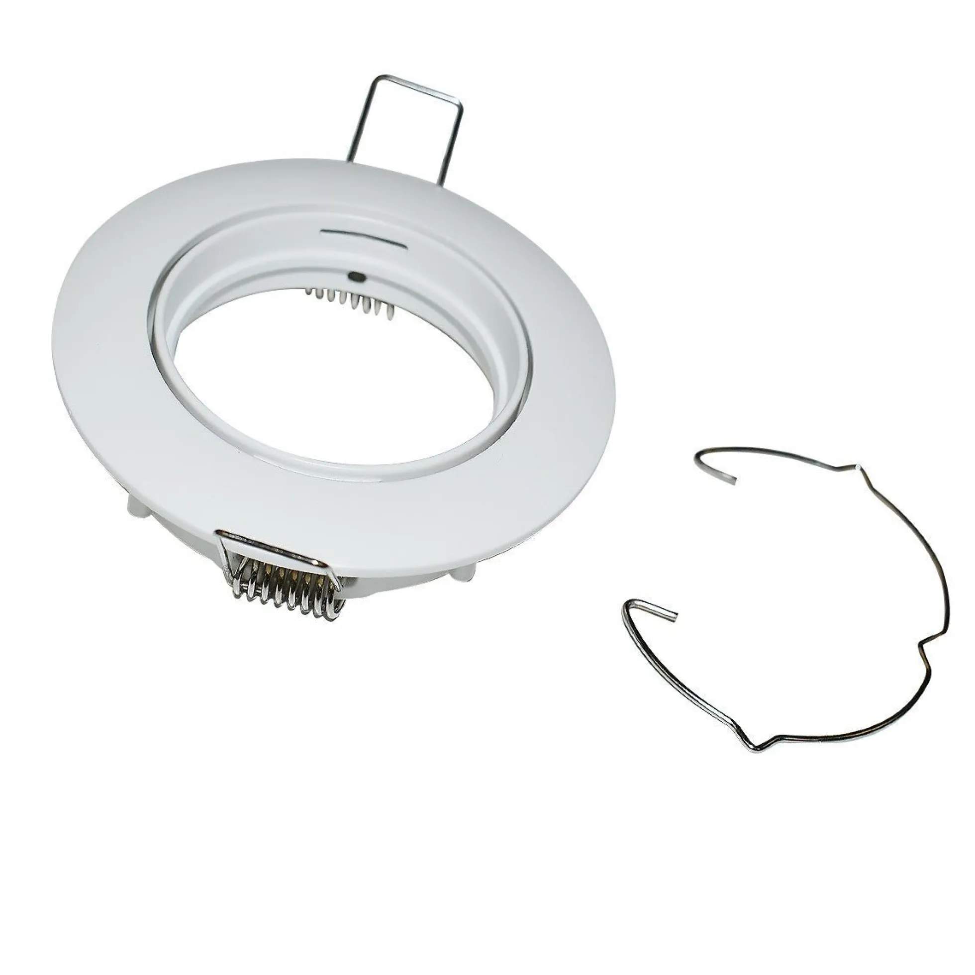 Aro downlight circular basculante para bombilla GU10 / MR16 - Corte Ø72 mm
