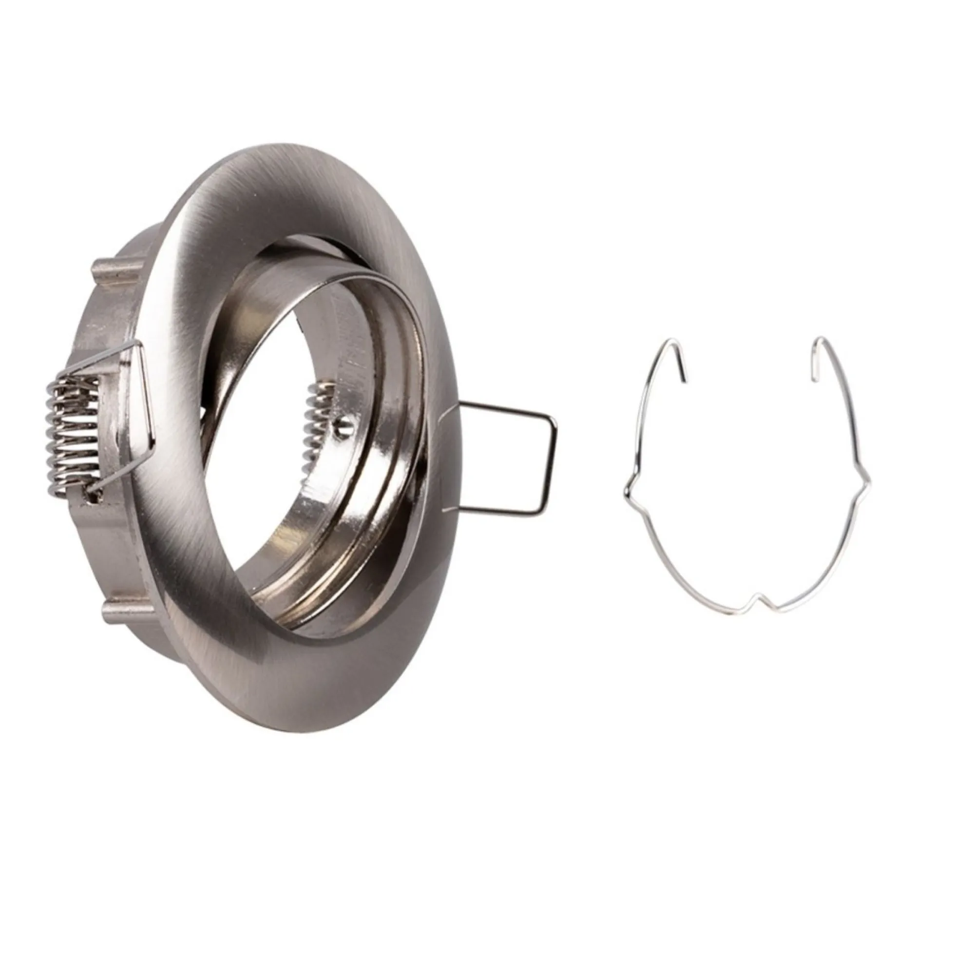 Aro downlight circular basculante para bombilla GU10 / MR16 - Corte Ø72 mm