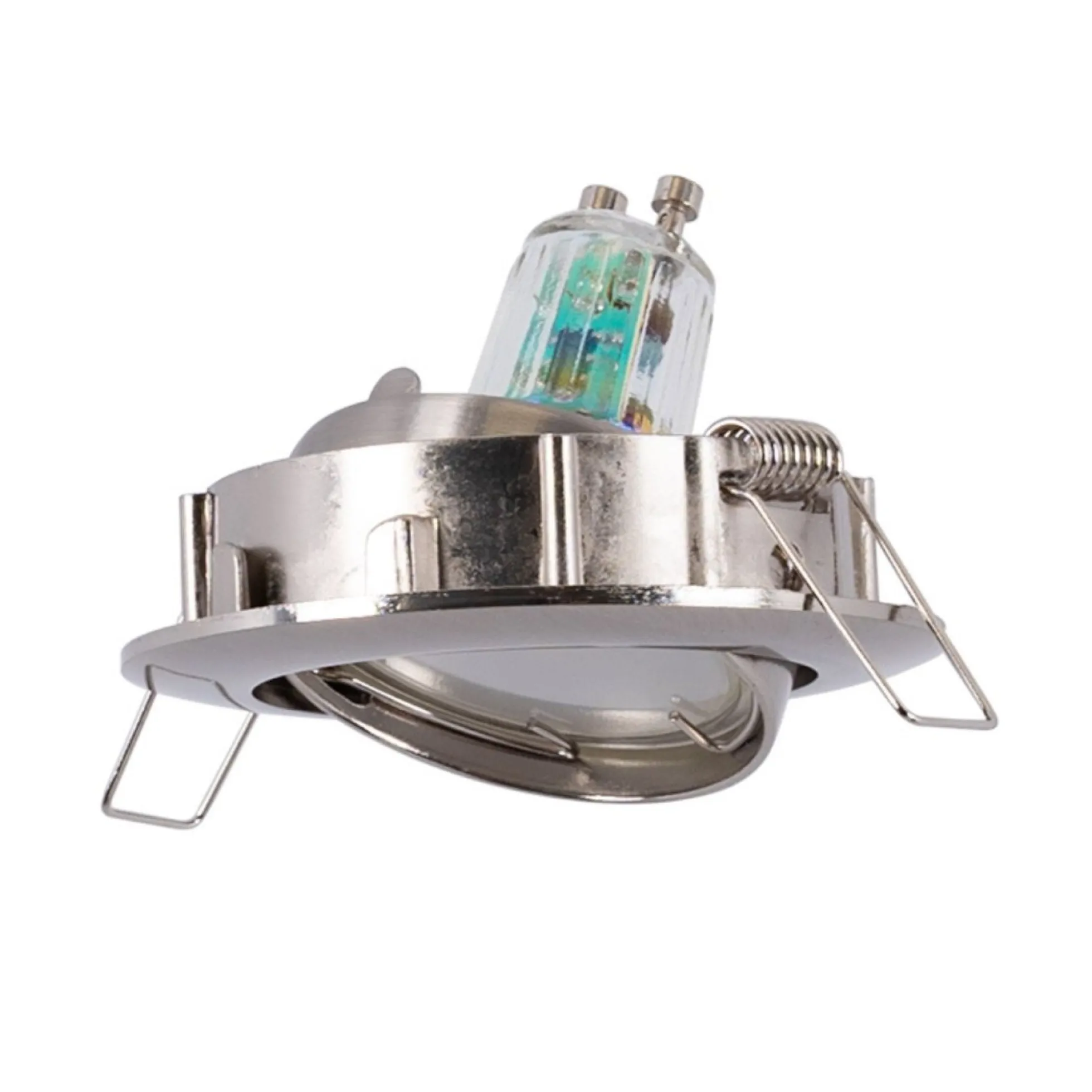 Aro downlight circular basculante para bombilla GU10 / MR16 - Corte Ø72 mm