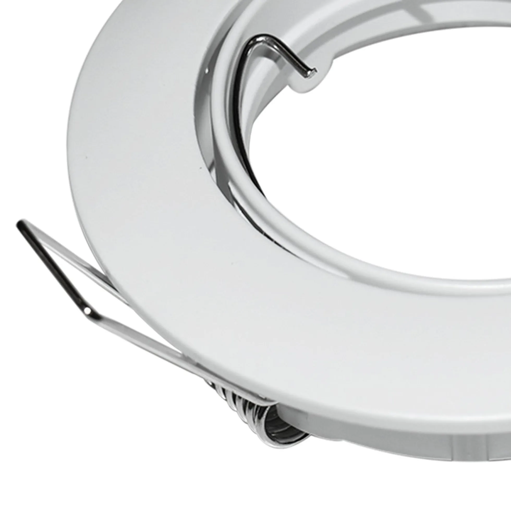 Aro downlight circular basculante para bombilla GU10 / MR16 - Corte Ø72 mm