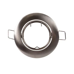 Aro downlight circular basculante para bombilla GU10 / MR16 - Corte Ø72 mm