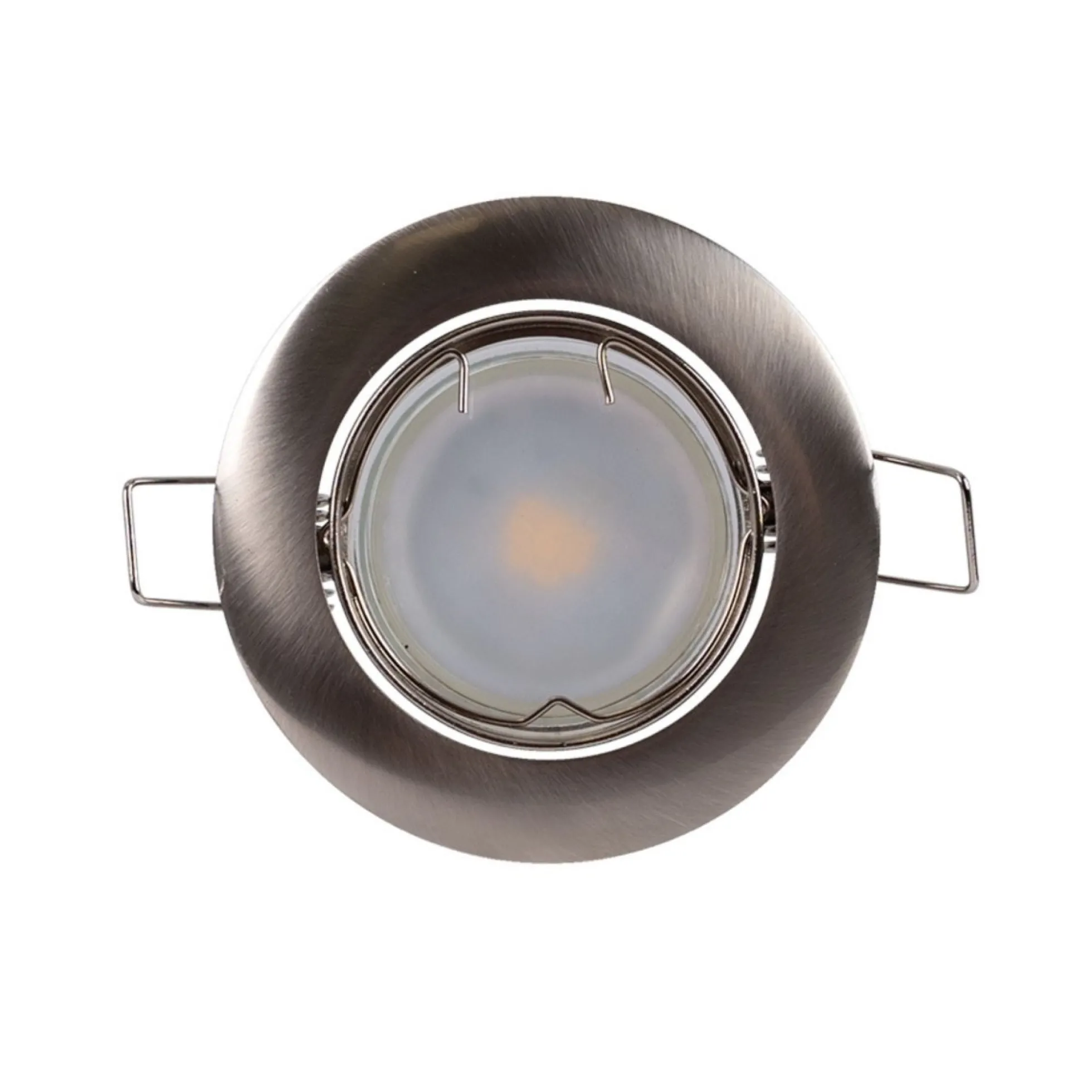 Aro downlight circular basculante para bombilla GU10 / MR16 - Corte Ø72 mm