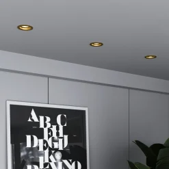 Aro downlight circular para bombilla GU10 / MR16 - Corte Ø70mm