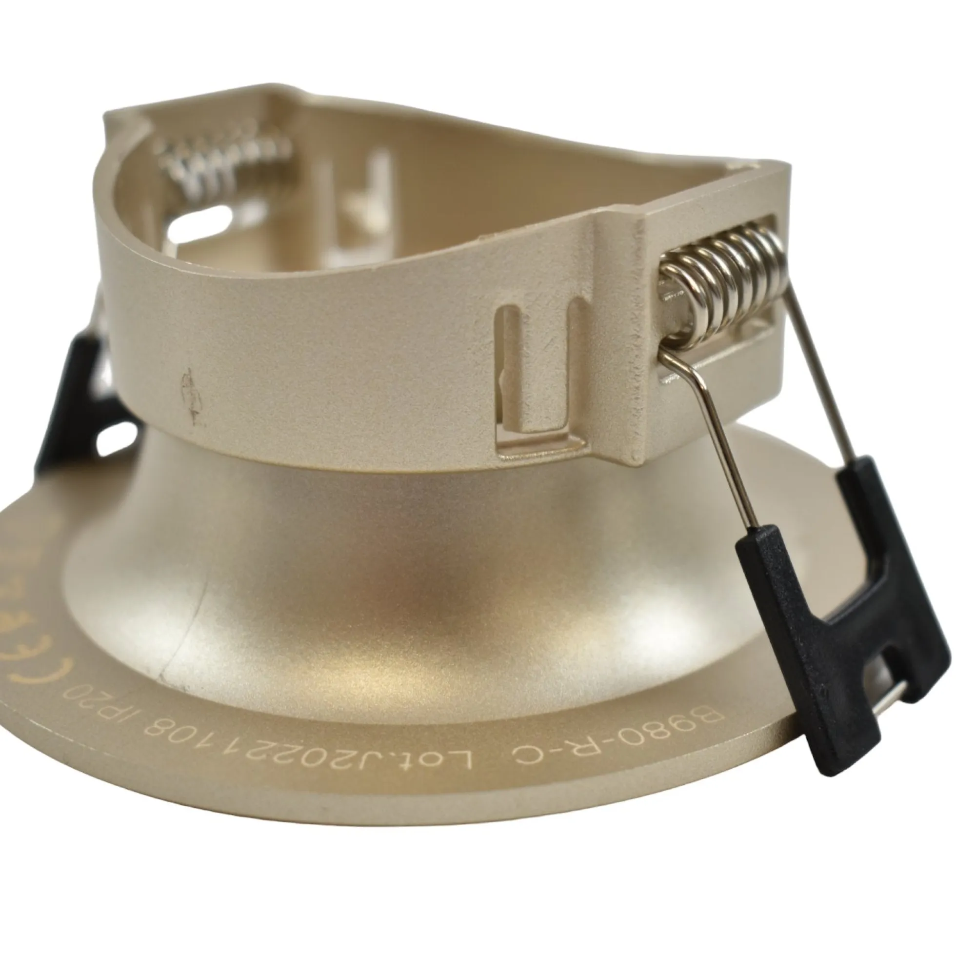 Aro downlight circular para bombilla GU10 / MR16 - Corte Ø70mm