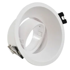 Aro downlight circular para bombilla GU10 / MR16 - Bajo UGR - Corte Ø 85 mm