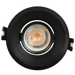 Aro downlight circular para bombilla GU10 / MR16 - Bajo UGR - Corte Ø 85 mm