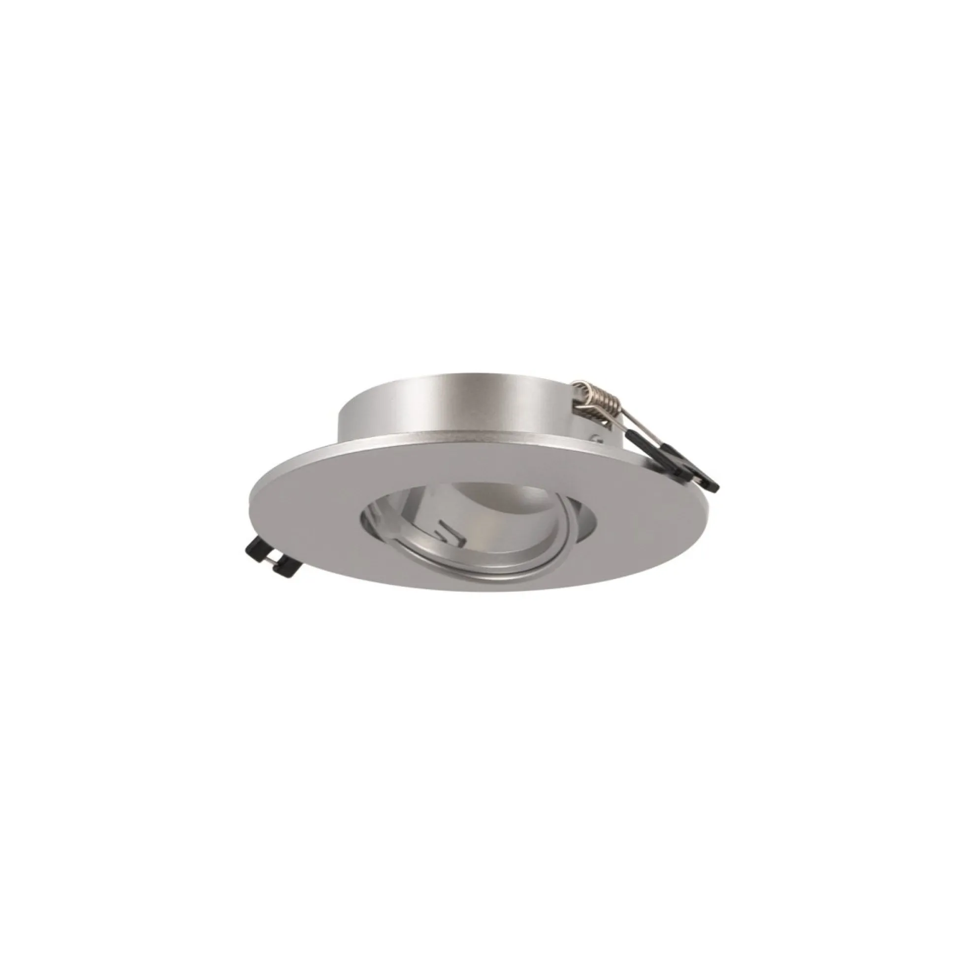 Aro downlight circular policarbonato basculante para bombilla GU10 / MR16 - Corte Ø75 mm