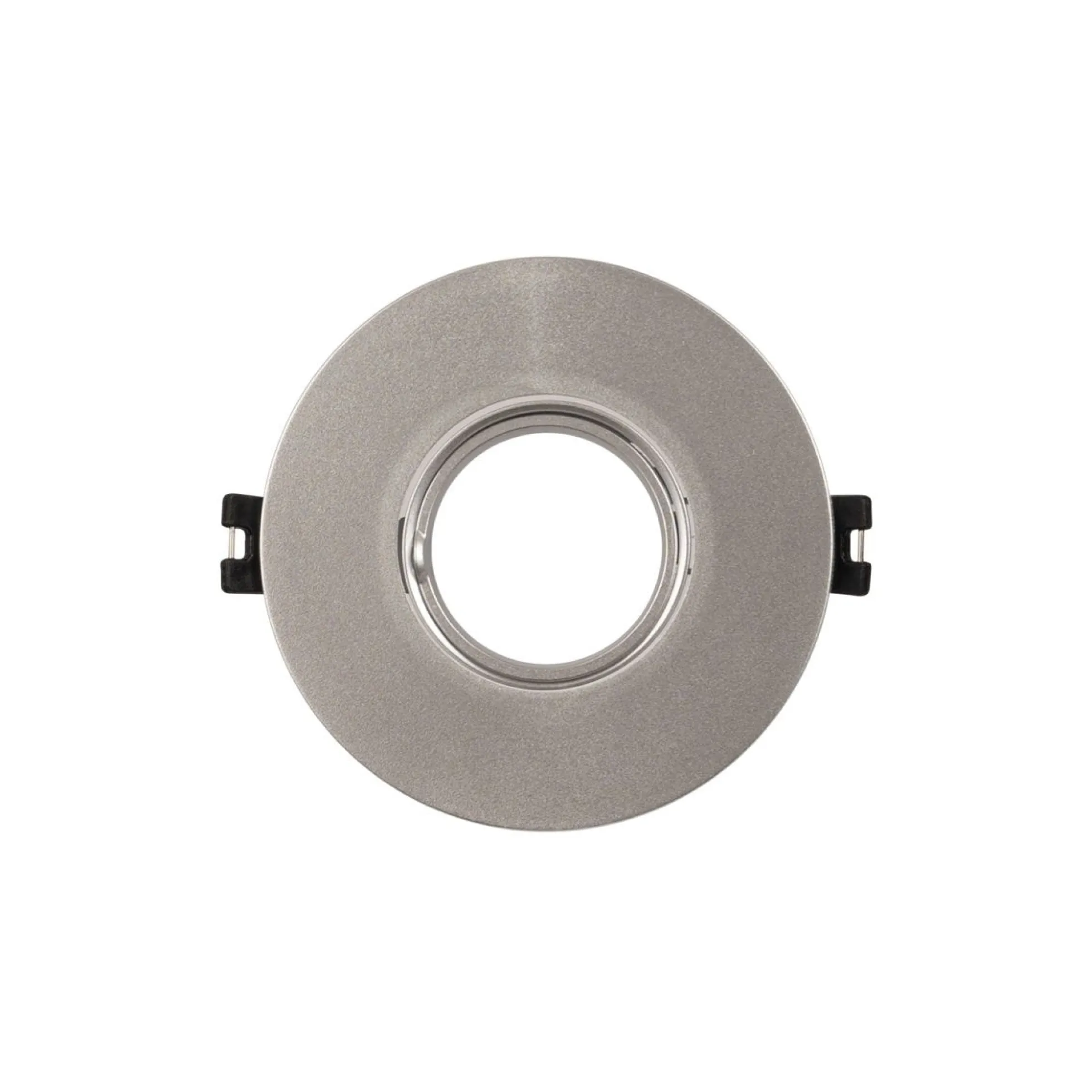 Aro downlight circular policarbonato basculante para bombilla GU10 / MR16 - Corte Ø75 mm