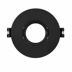 Aro downlight circular policarbonato basculante para bombilla GU10 / MR16 - Corte Ø75 mm