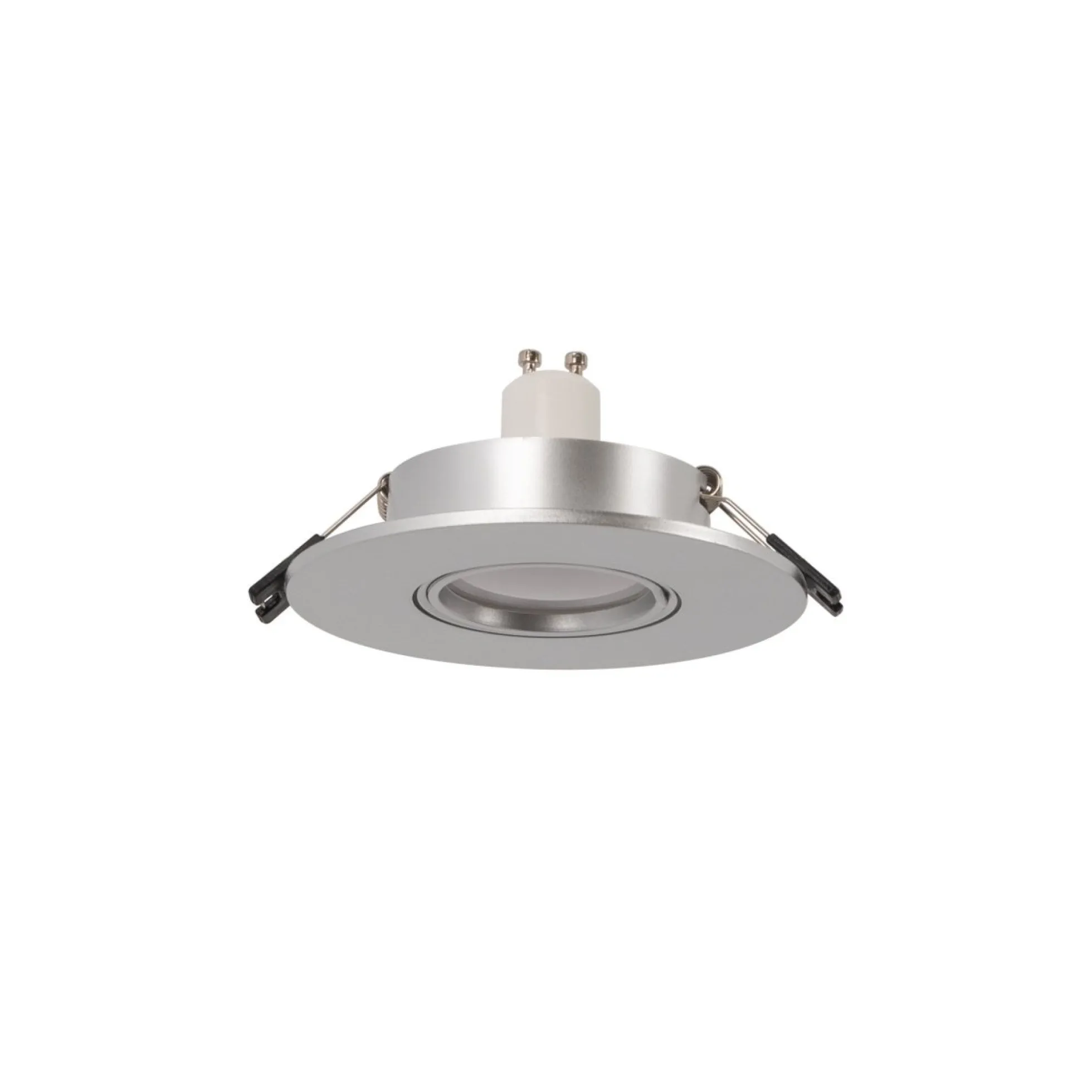 Aro downlight circular policarbonato basculante para bombilla GU10 / MR16 - Corte Ø75 mm